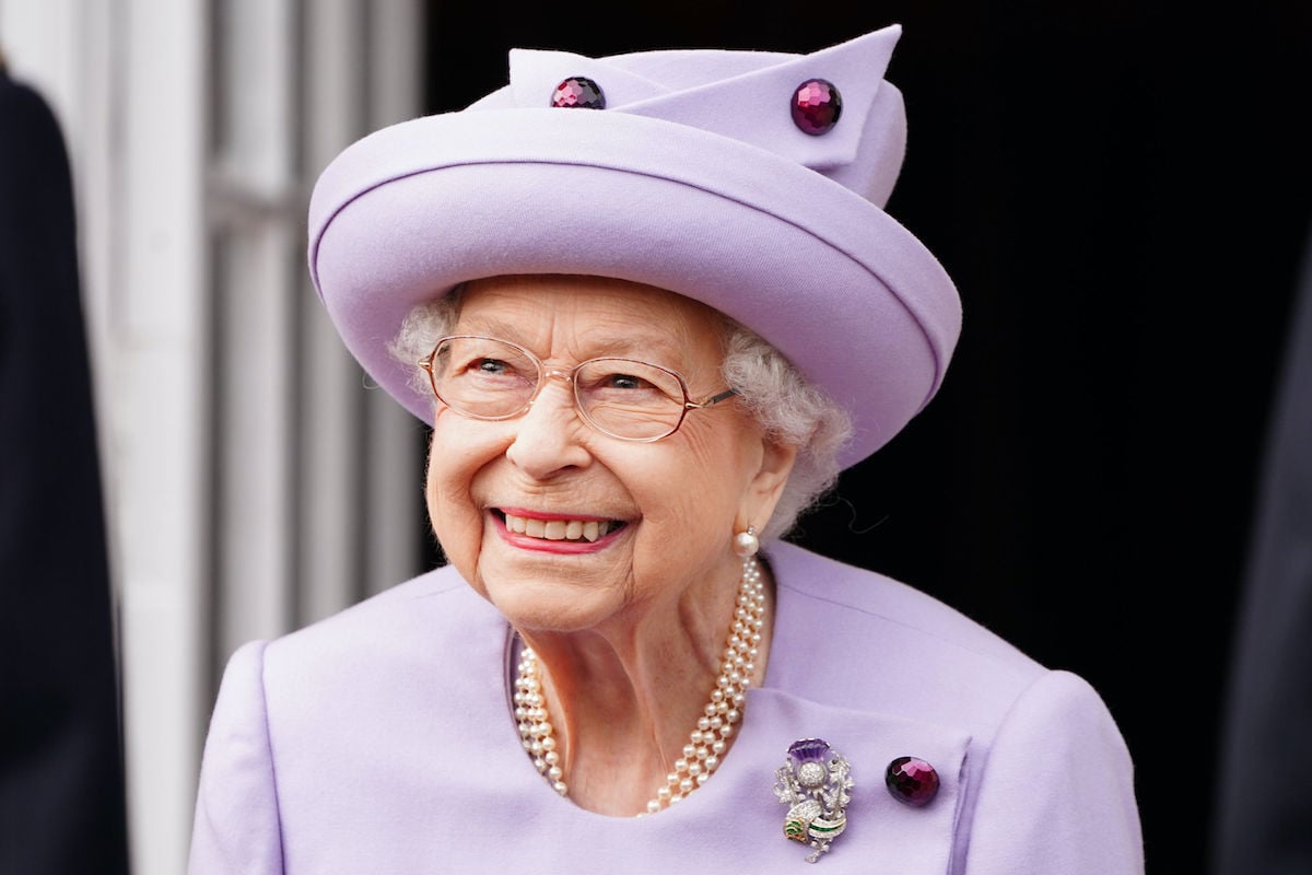 Queen Elizabeth II smiling