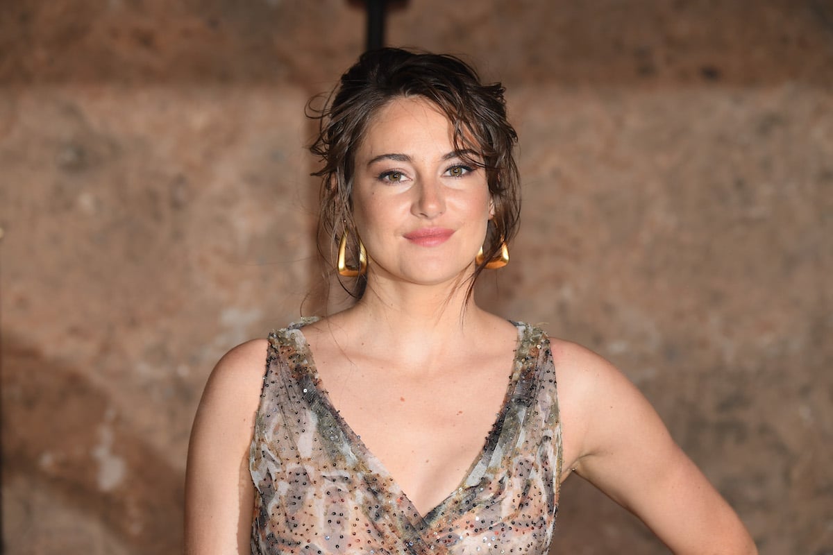 acting personality Shailene Woodley wears light makeup and smiles at the camera