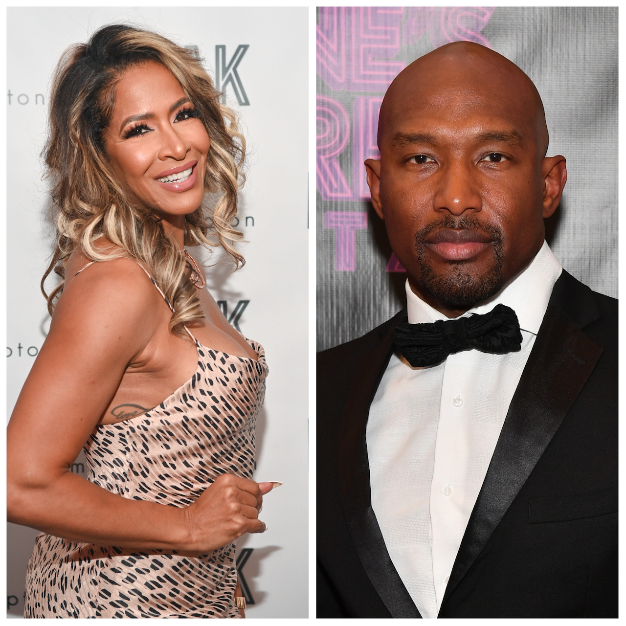 Sheree Whitfield and Martell Holt; Whitfield and Holt met through mutual friends