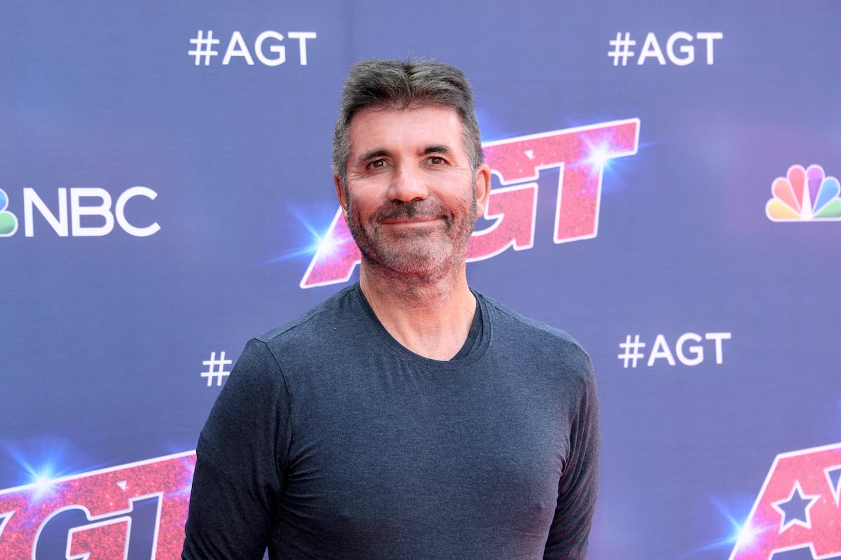 Simon Cowell smiling