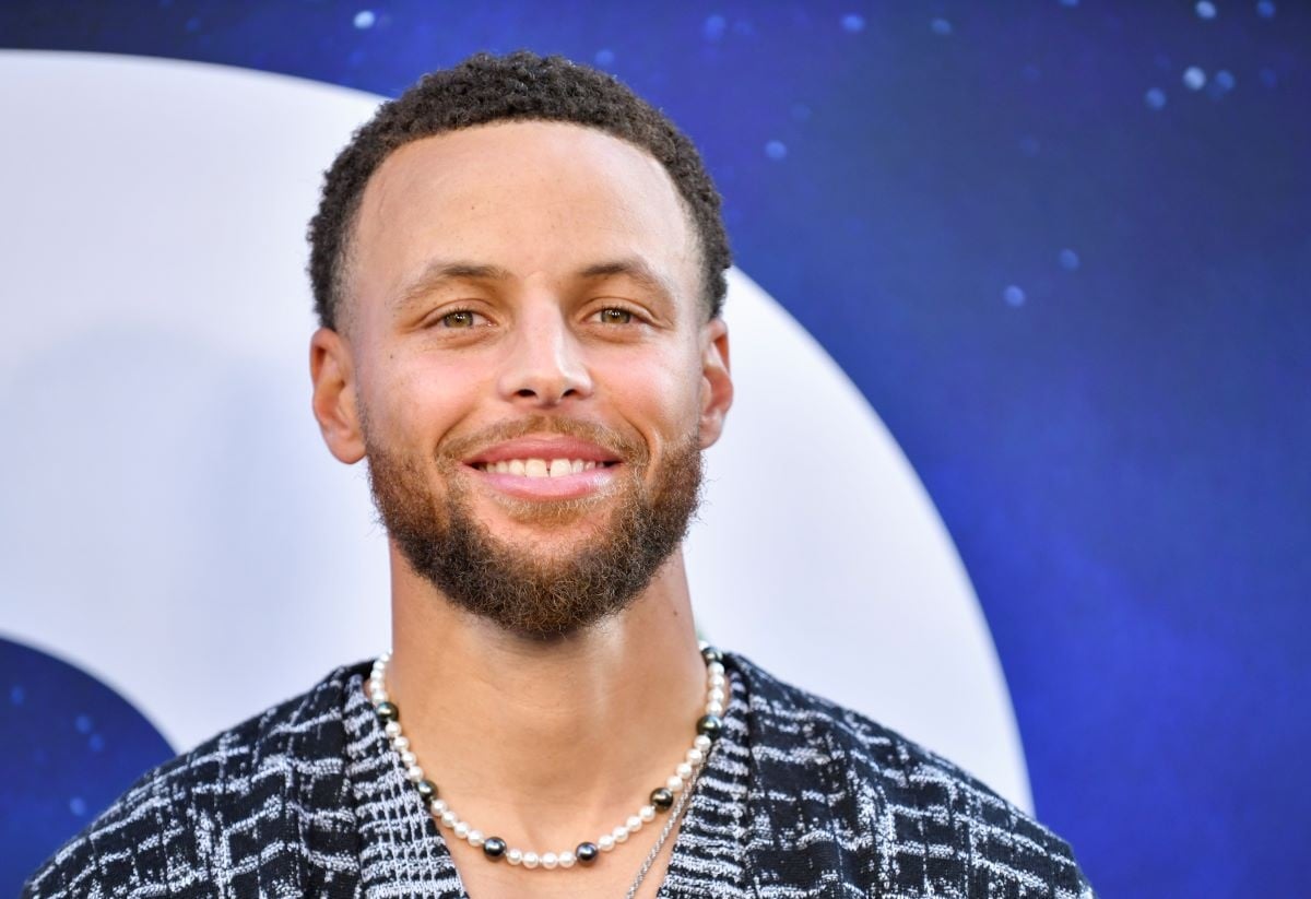 Stephen Curry, who follows the religion of Christianity, attends the world premiere of Universal Pictures' NOPE