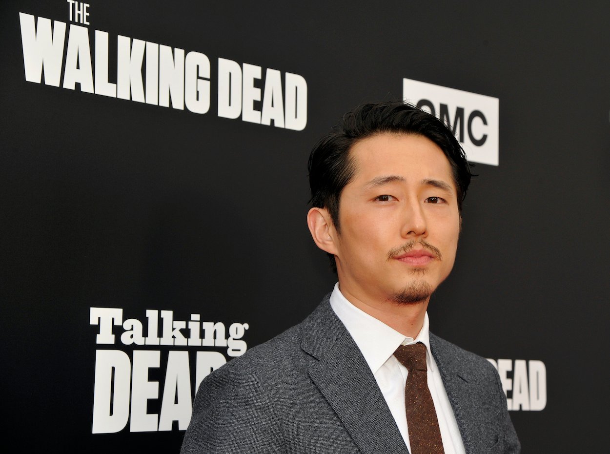 'The Walking Dead' actor Steven Yeun attends the 'Talking Dead Live' premiere on Oct. 23, 2016. Yeun played beloved character Glenn Rhee for six seasons, but he shot down the possibility of returning to 'The Walking Dead.'