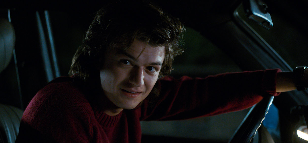 Joe Keery as Steve Harrington in 'Stranger Things.' Keery realized just how popular 'Stranger Things' was during a press event in Italy.