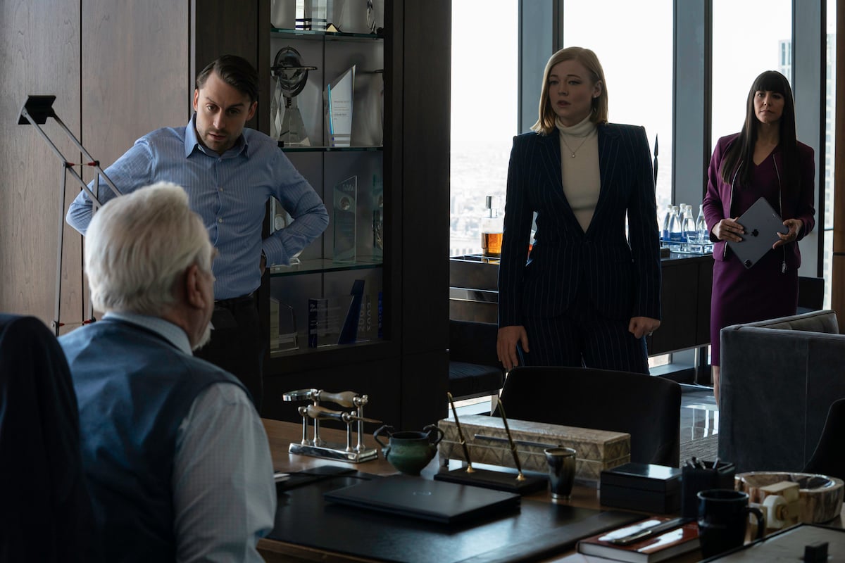 'Succession' Season 4: Brian Cox, Kieran Culkin, Sarah Snook and Zoe Winters gather in an office, and will return in the new season