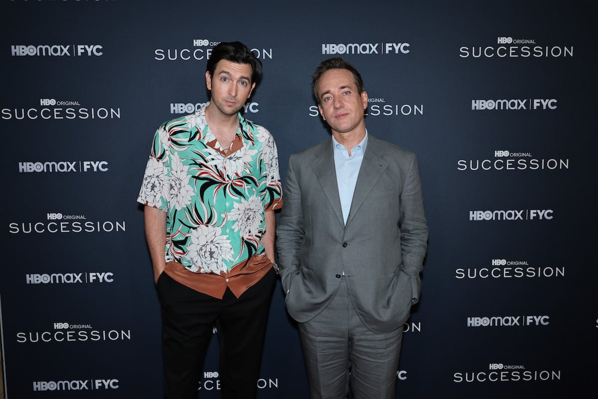 Nicholas Braun and Matthew Macfadyen attend a Succession screening