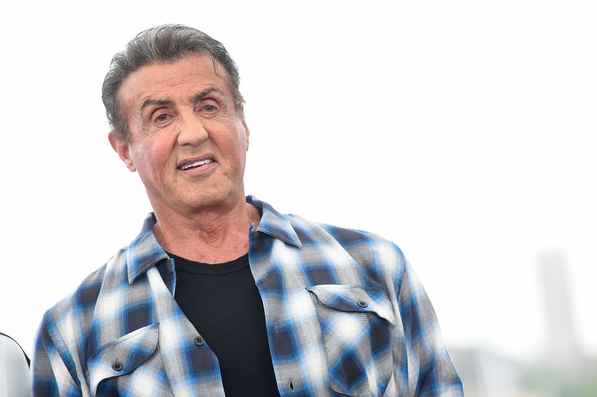 Sylvester Stallone smiling