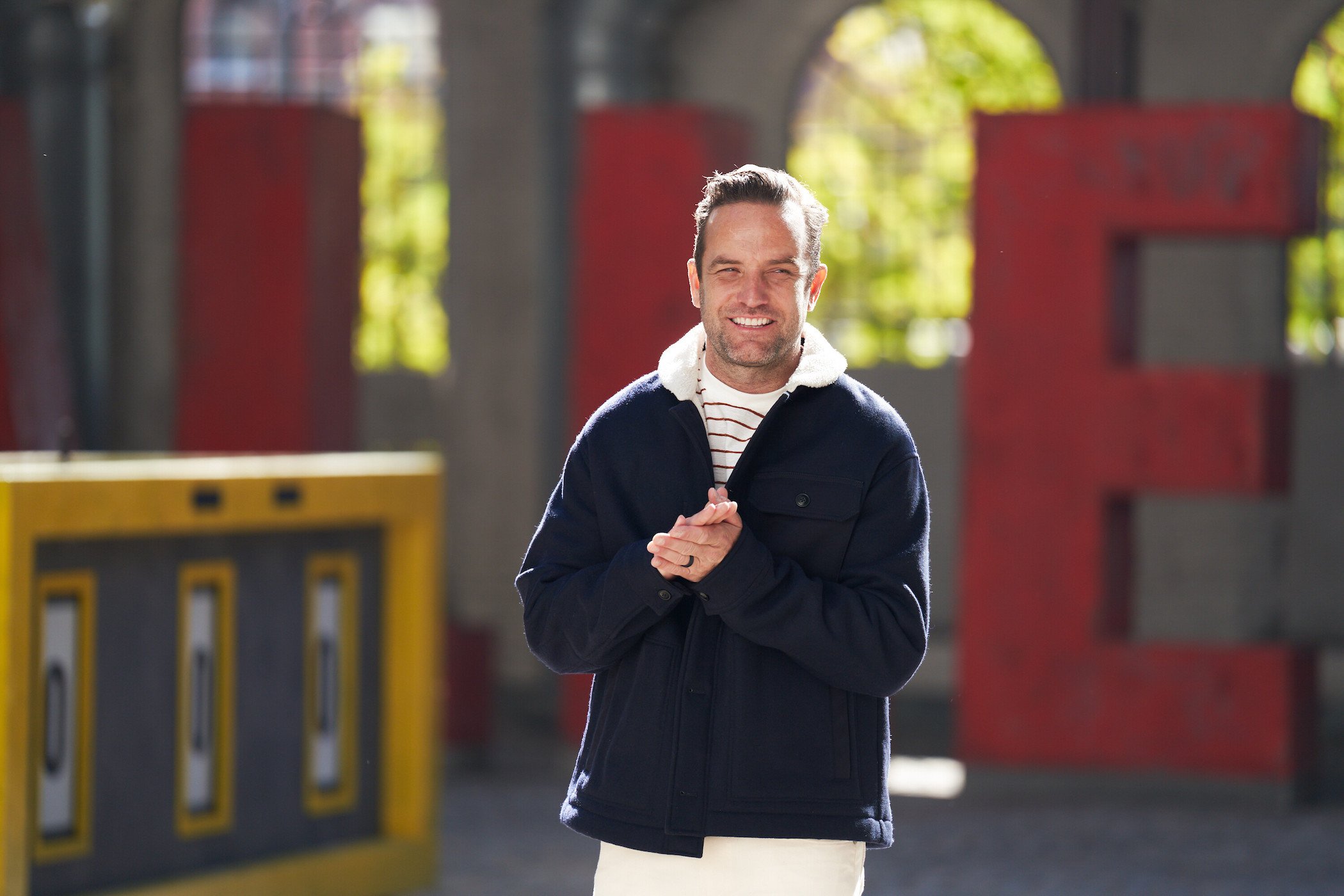 T.J. Lavin, the host of 'The Challenge: USA' on CBS