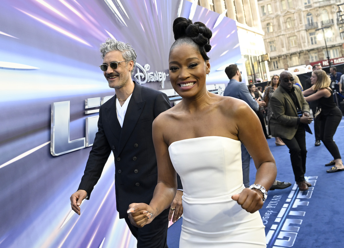 Taika Waititi and Keke Palmer attend the UK Premiere of Disney Pixars' "Lightyear"