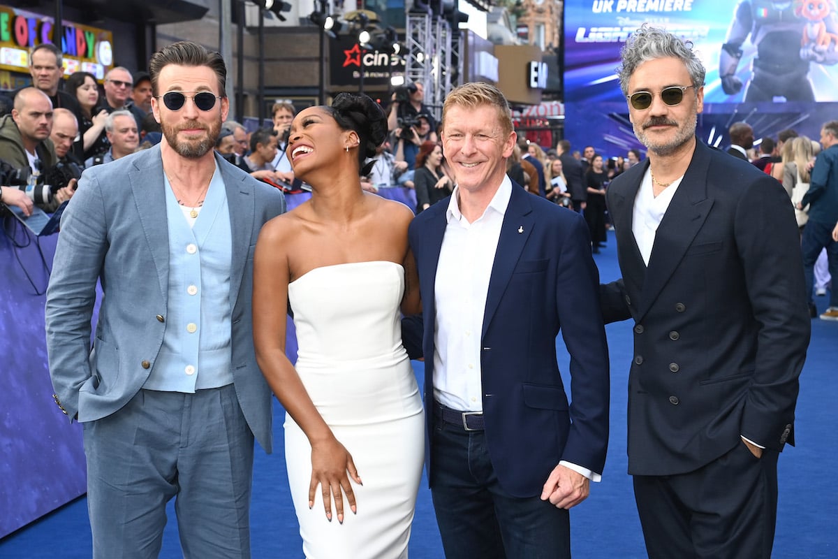 Chris Evans, Keke Palmer, Major Tim Peake, and Taika Waititi attend the Lightyear UK Premiere