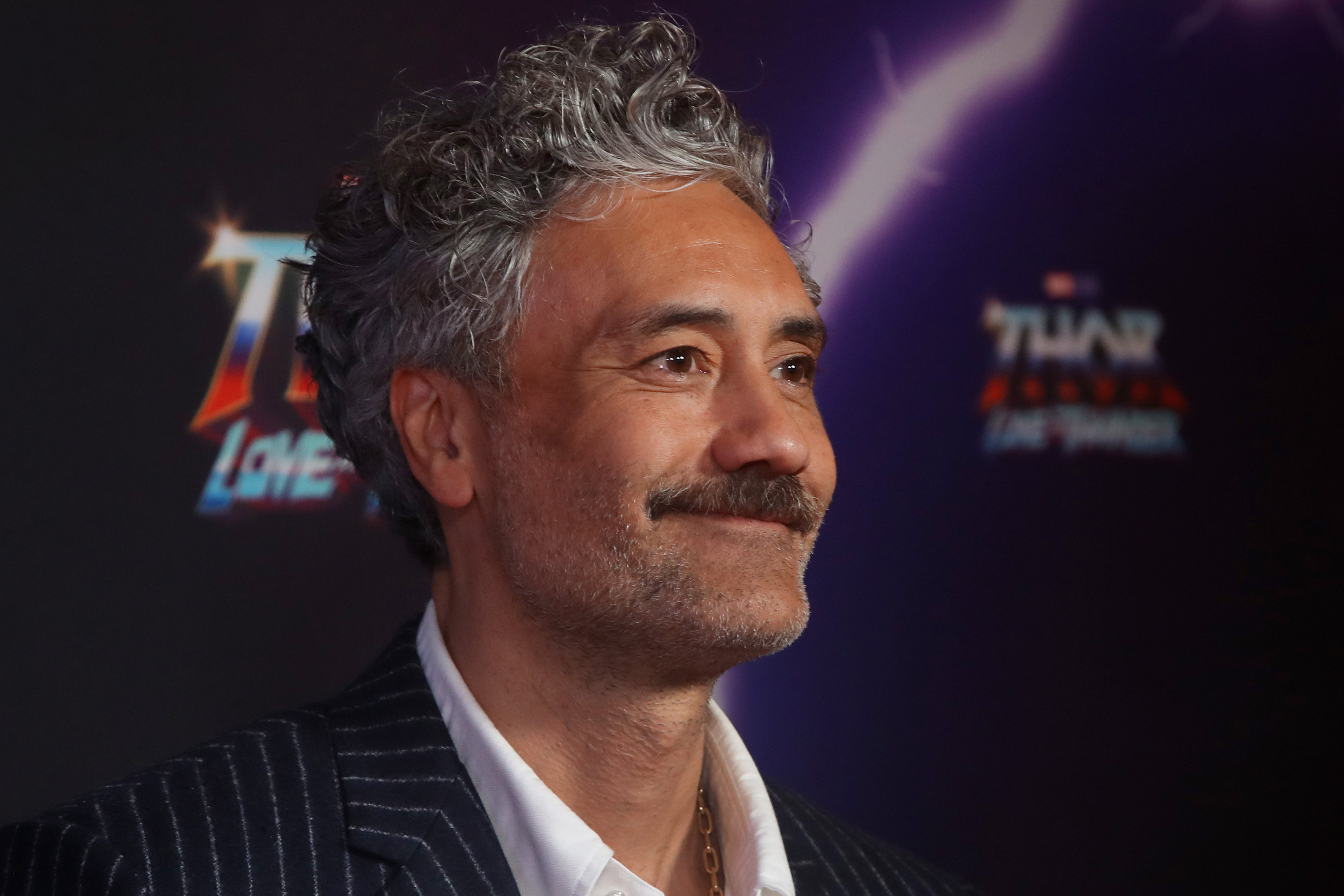 Taika Waititi attends the premiere of Thor: Love and Thunder in Sydney