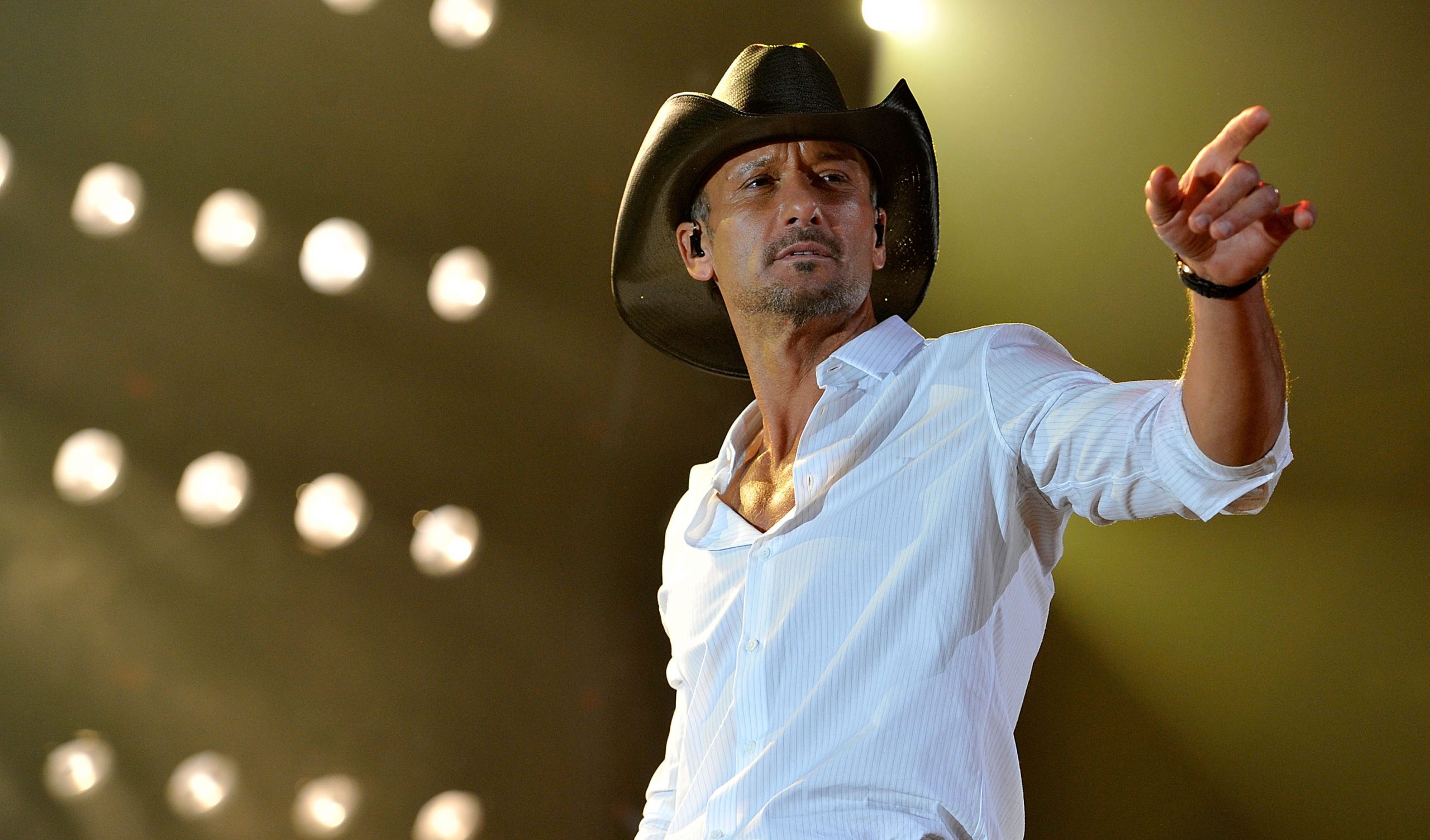 Tim McGraw performs during Keith Urban's Fourth annual We're All For The Hall benefit concert