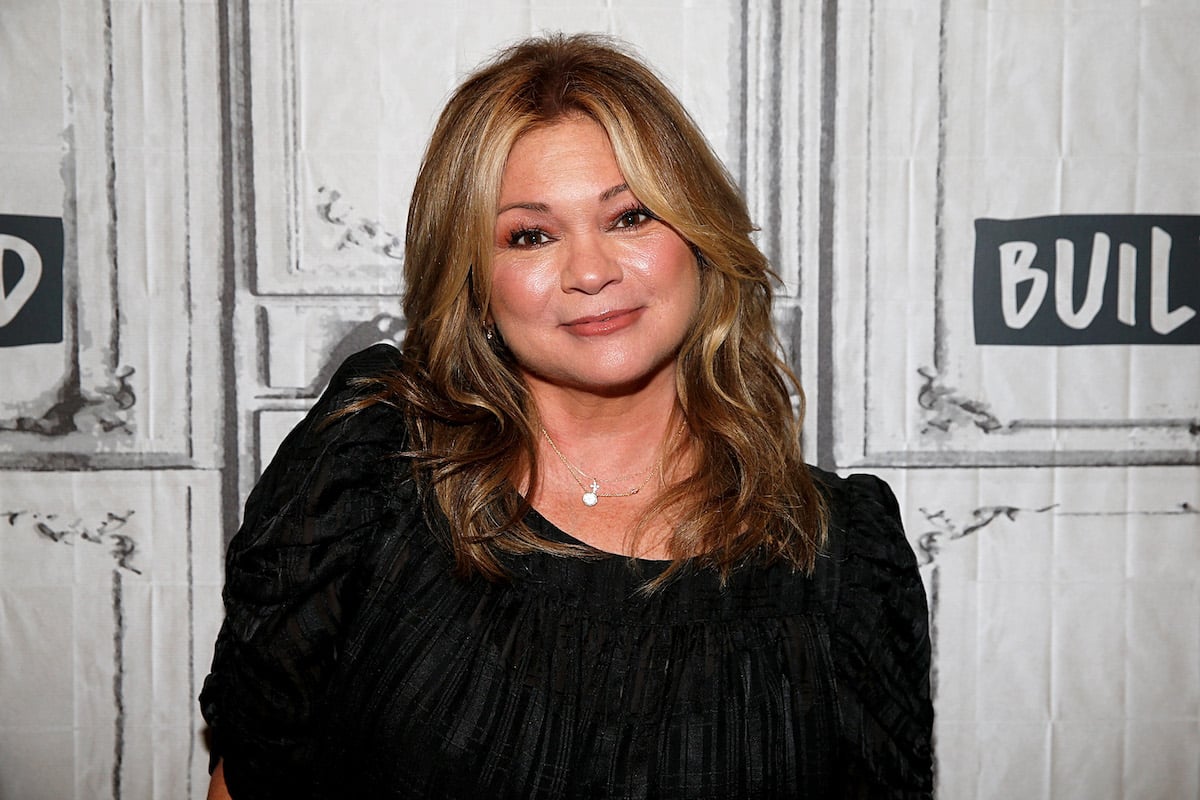 headshot of Valerie Bertinelli wearing black