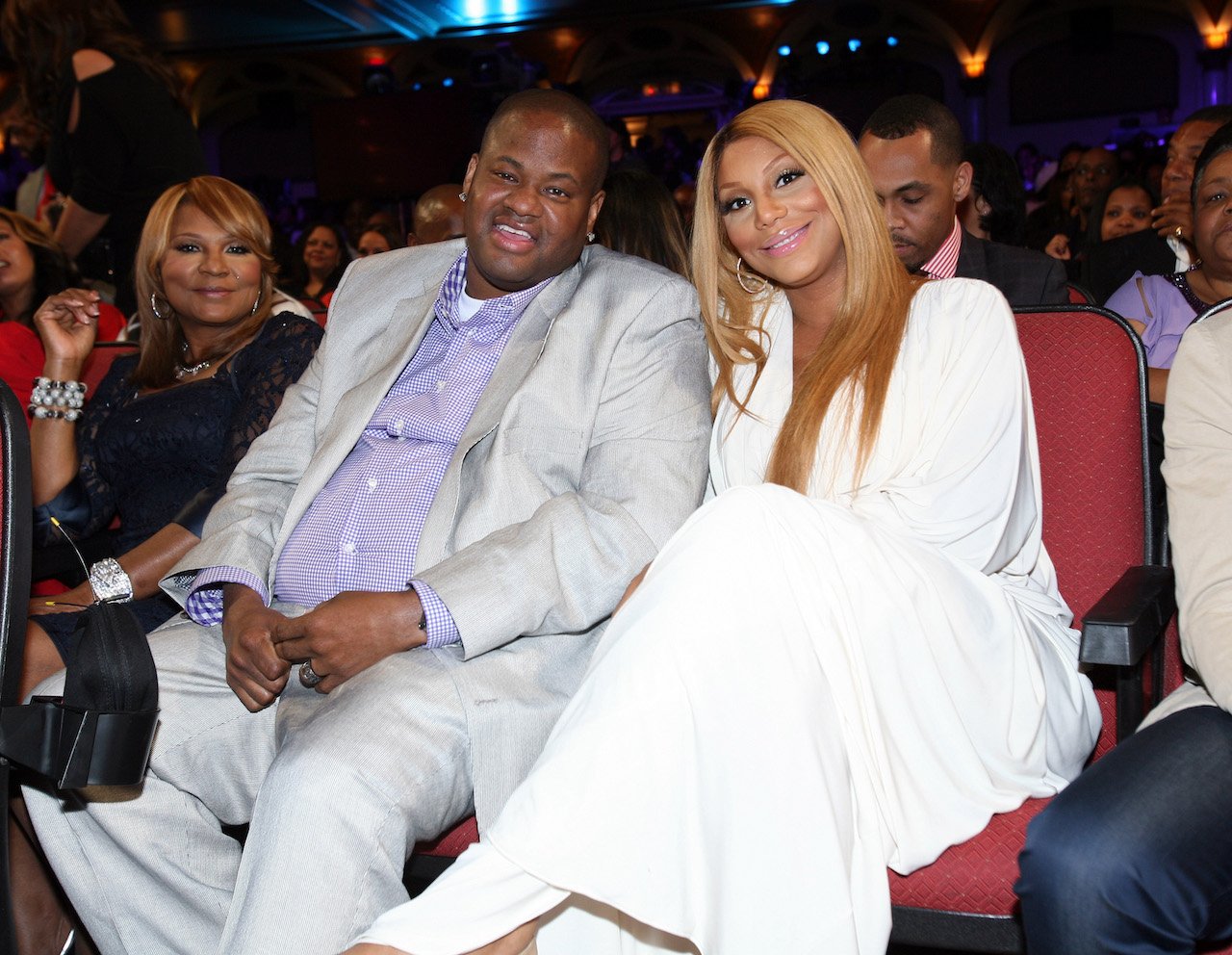 Vincent Herbert and Tamar Braxton at BET Celebration of Gospel; Herbert and Braxton recently reunited on stage
