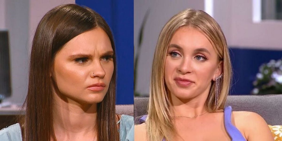 Julia Trubkina and Yara Zaya arguing on '90 Day Fiancé' Season 8 tell-all special on TLC.