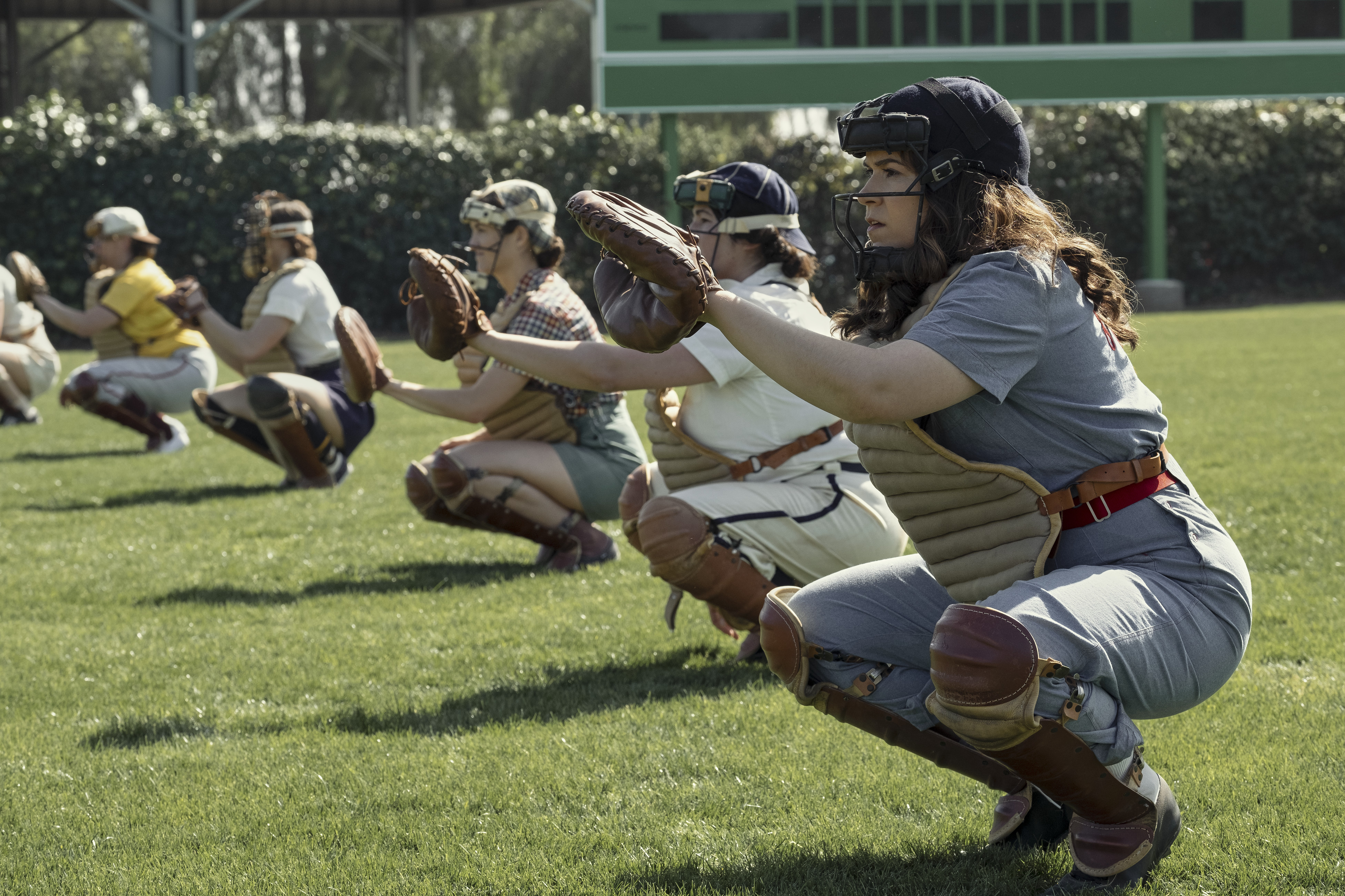 A scene from Amazon's upcoming 'A League of their Own' series