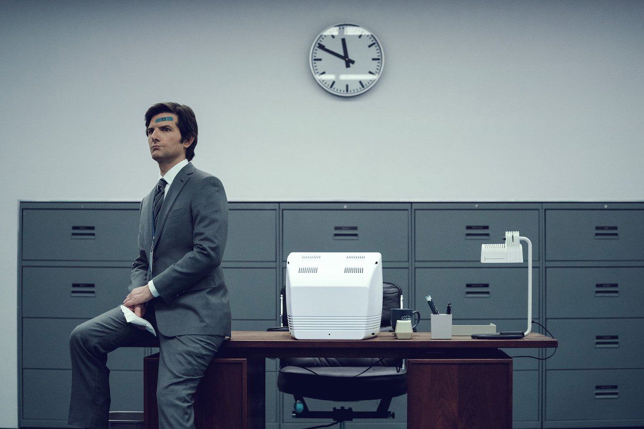 Mark S. (Adam Scott) in the Lumon offices in Apple TV+'s 'Severance'