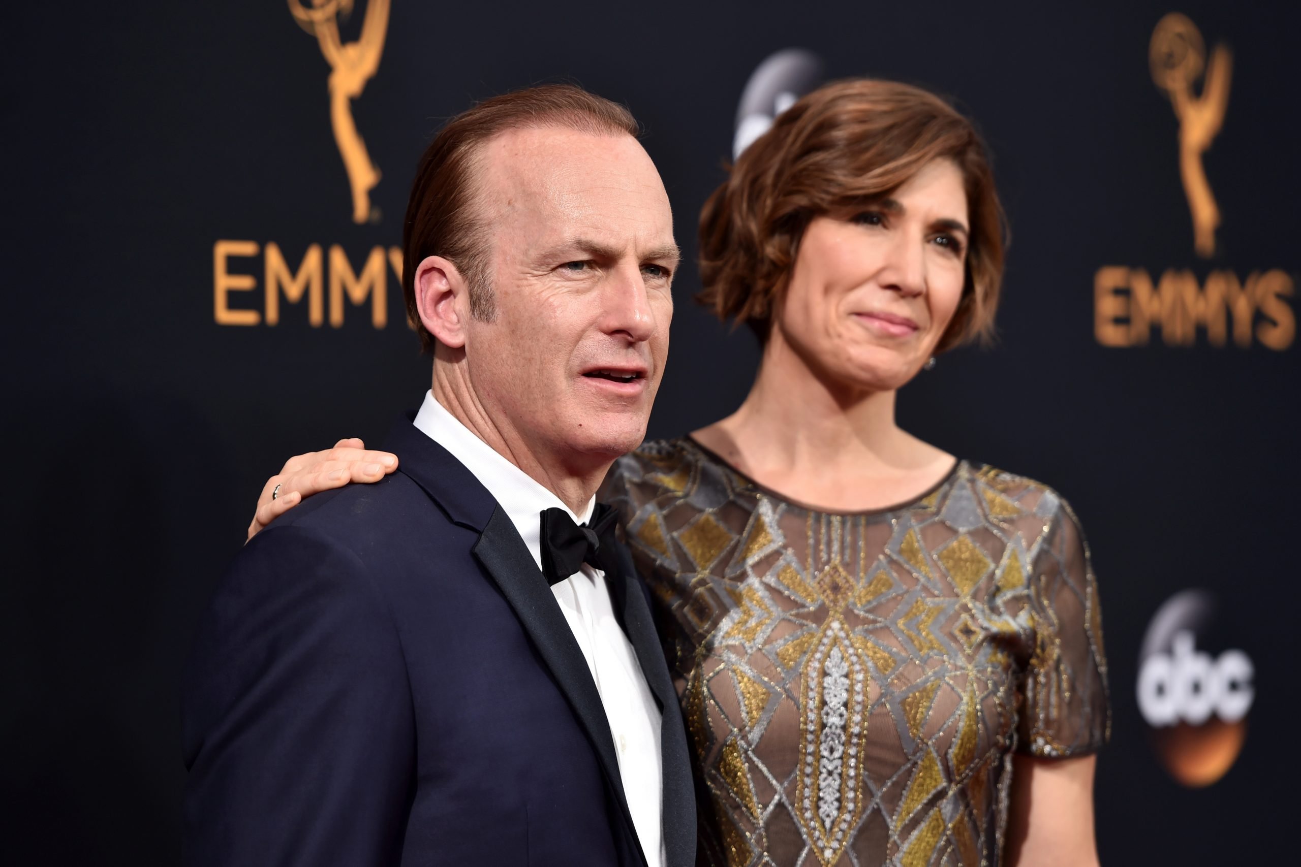 Bob Odenkirk and his wife Naomi at the 68th Primetime Emmy Awards