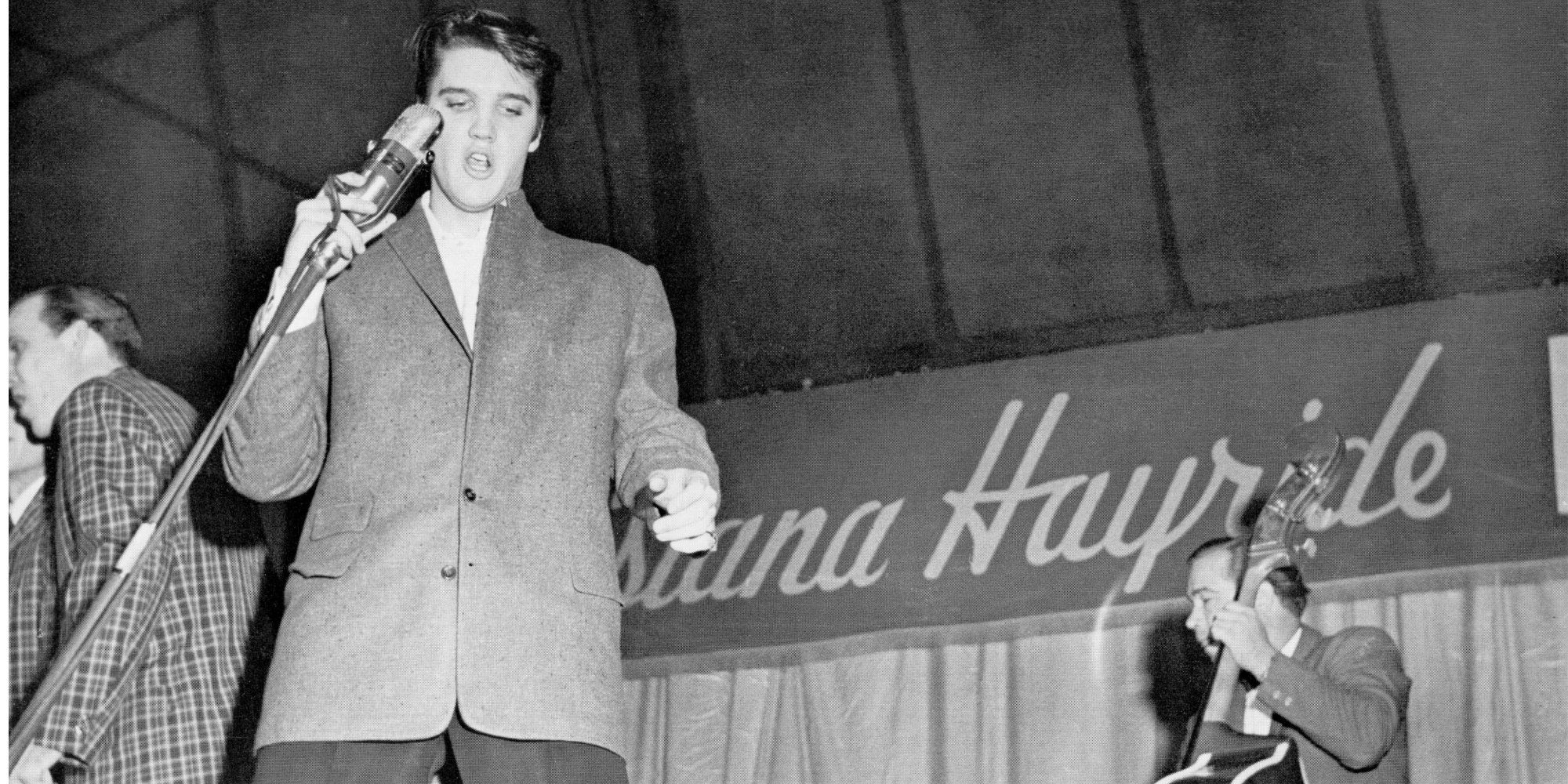 Elvis Presley was a featured performer on 'The Louisiana Hayride' in the early and mid 1950s.
