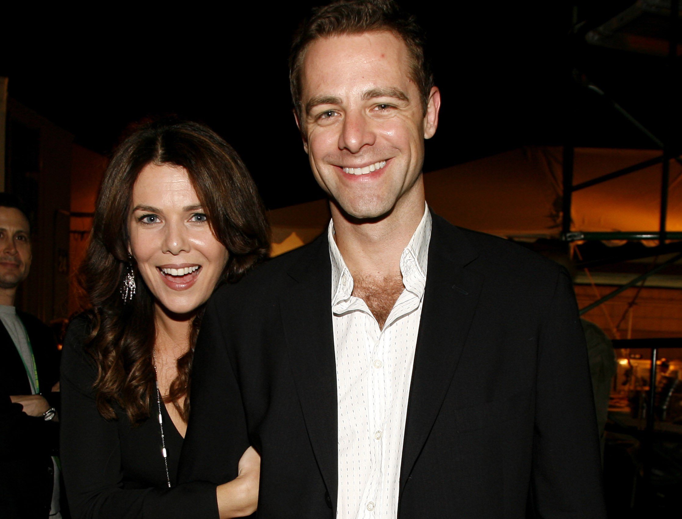 Lauren Graham and David Sutcliffe during CW Launch Party