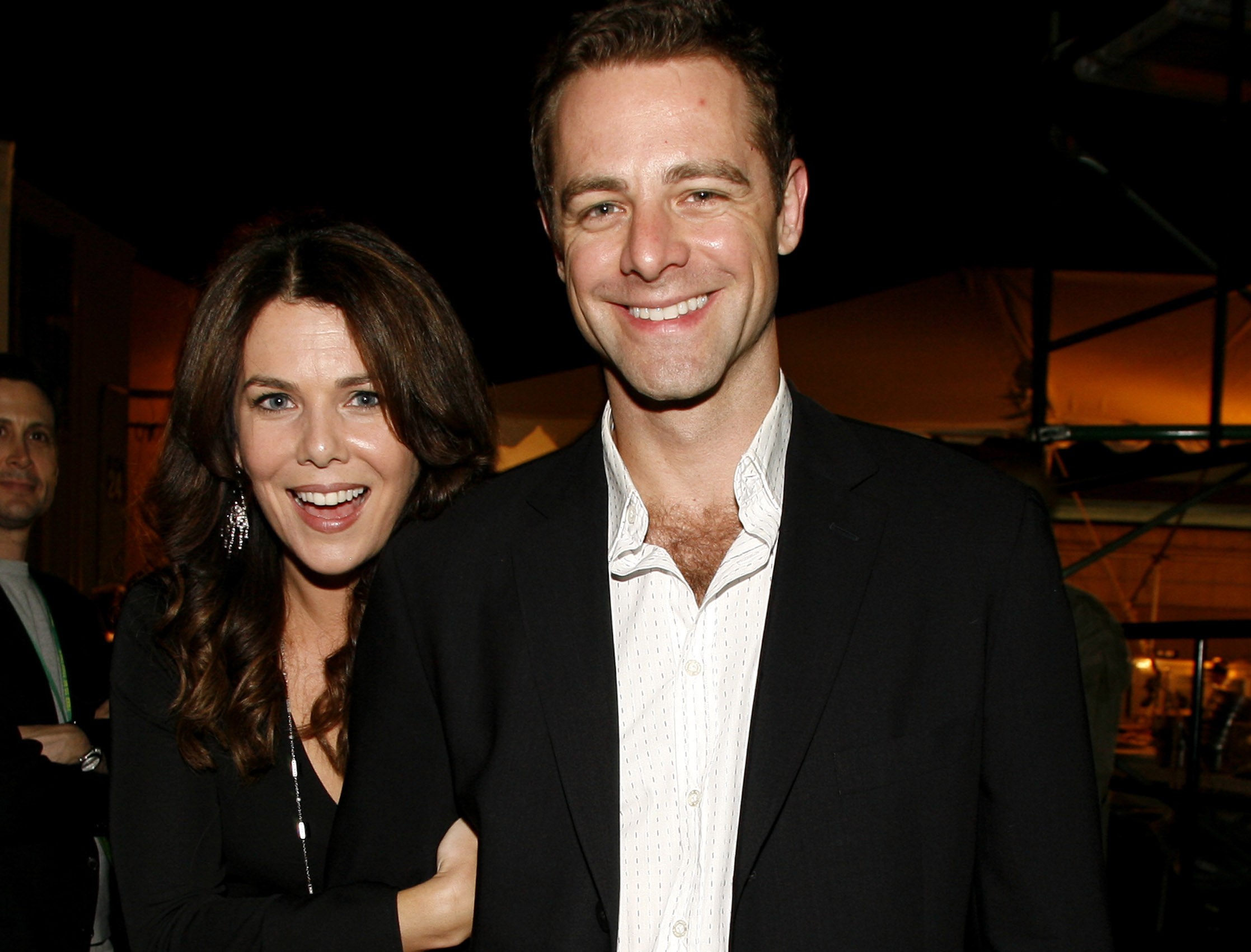 Lauren Graham and David Sutcliffe during CW Launch Party 