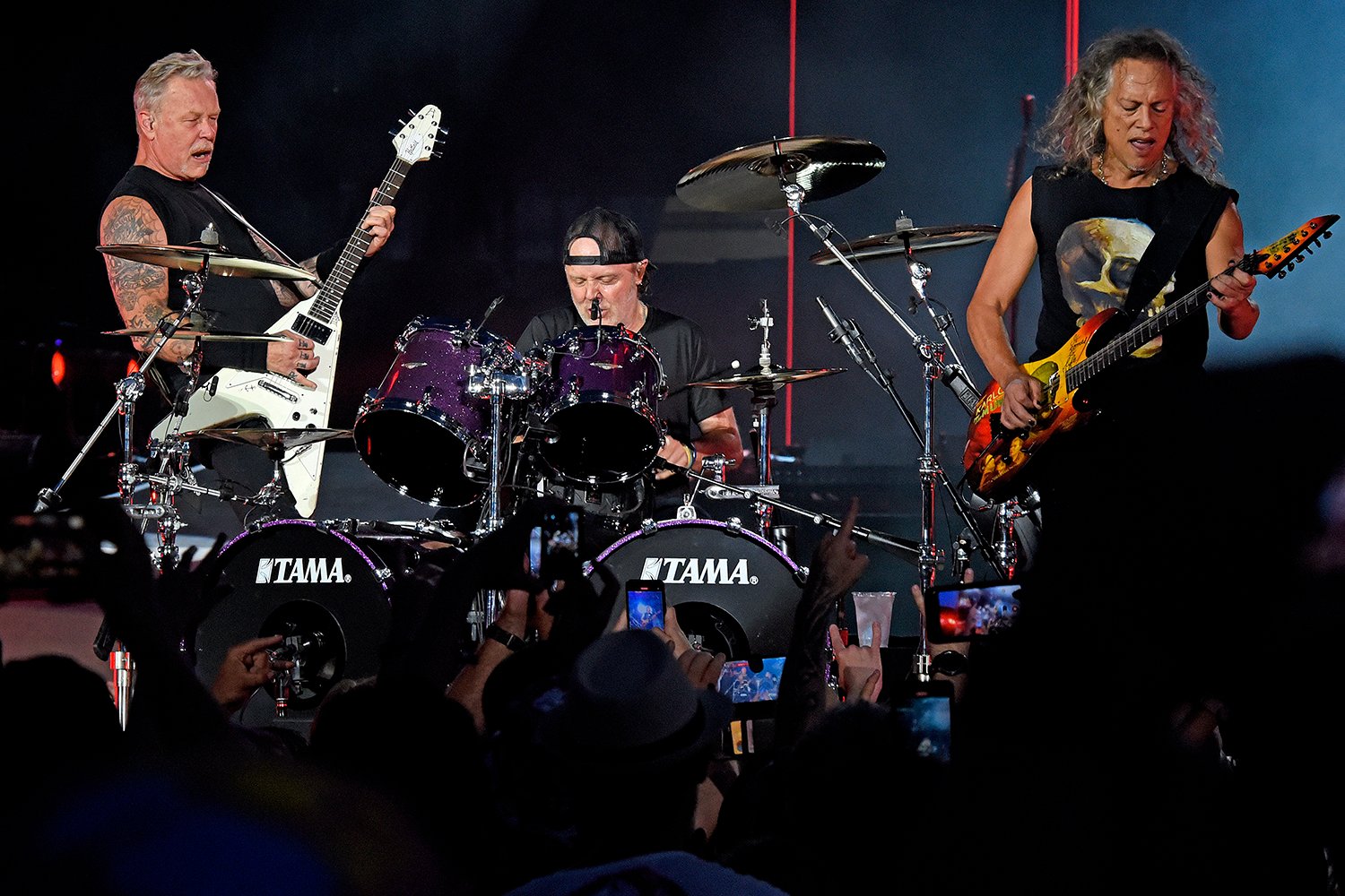 Metallica performs at the Pinkpop Festival 2022 just weeks before Master of Puppets climbed charts thanks to Stranger Things Season 4.