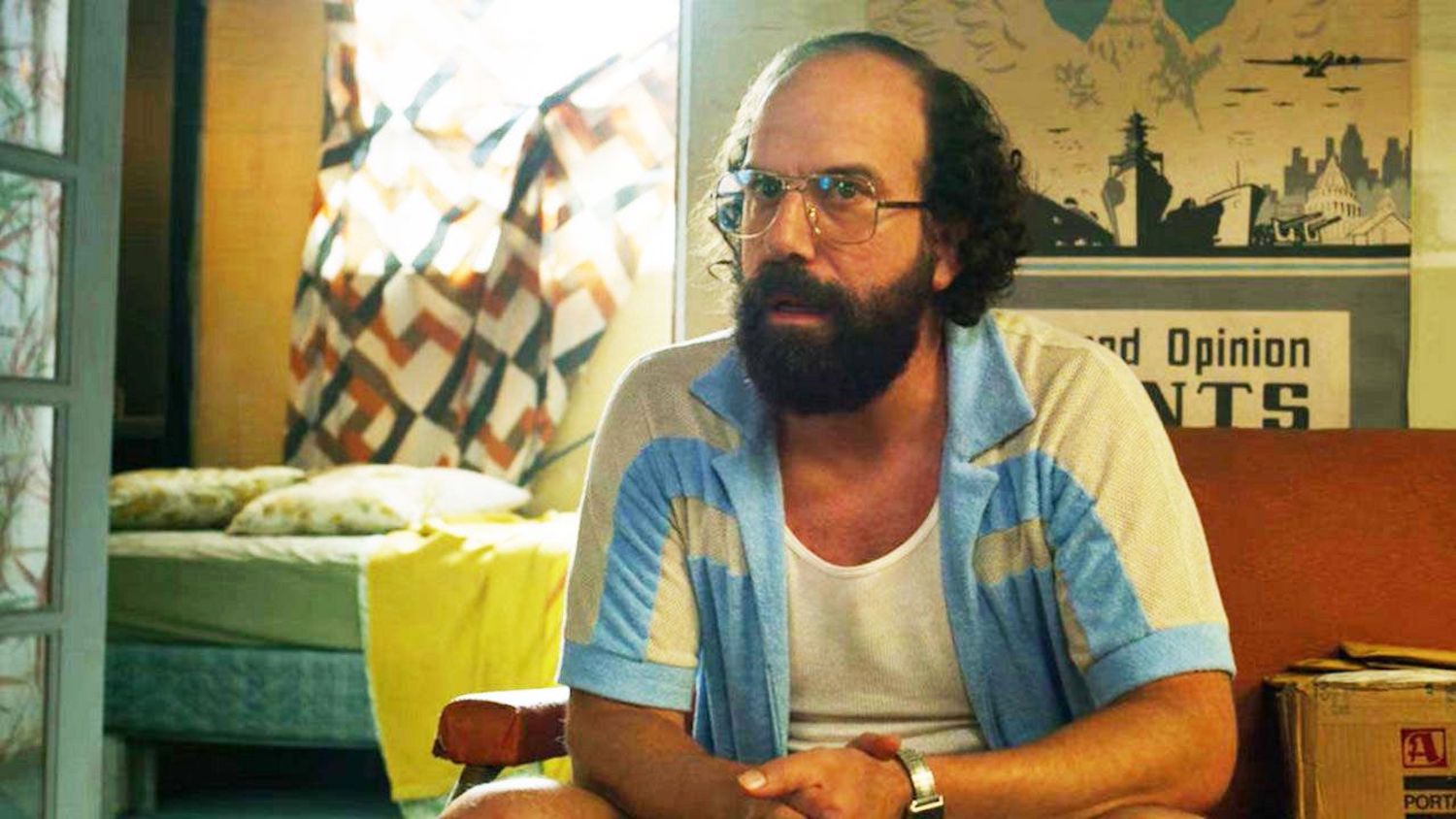 Murray (Brett Gelman) in 'Stranger Things'
