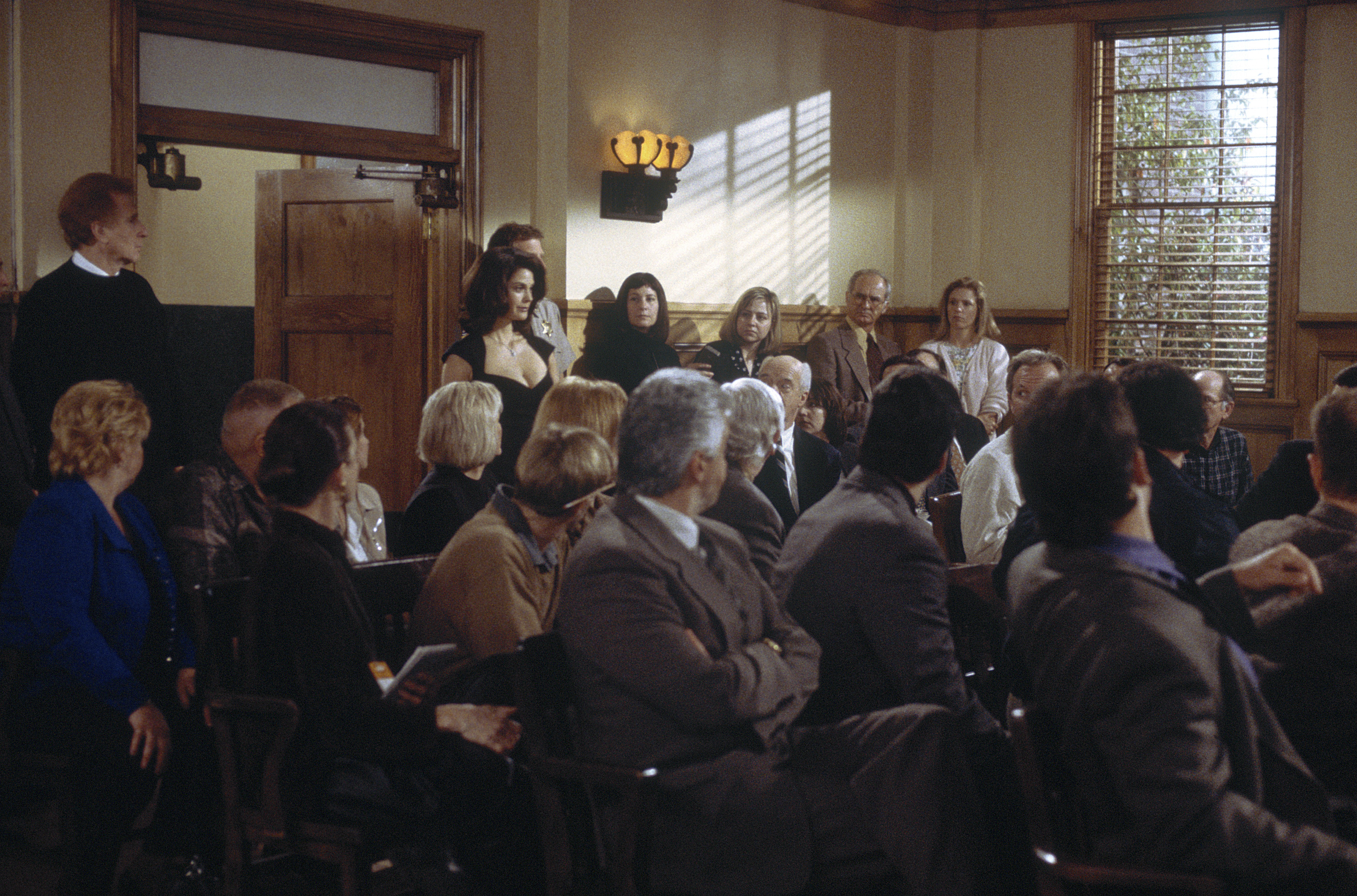The courtroom during the 'Seinfeld' series finale