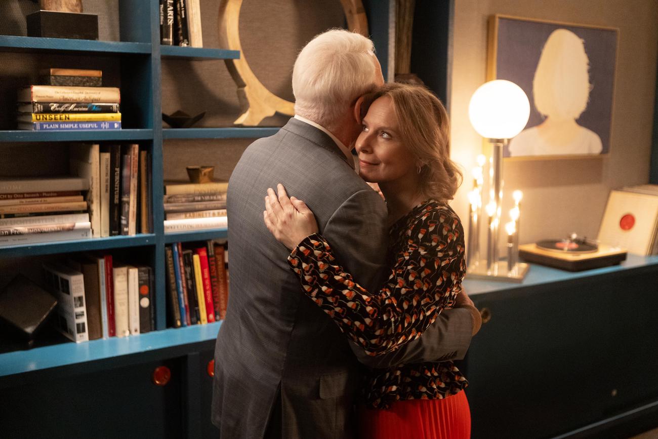 Charles (Steve Martin) and Jan (Amy Ryan) in season 1 of 'Only Murders in the Building'