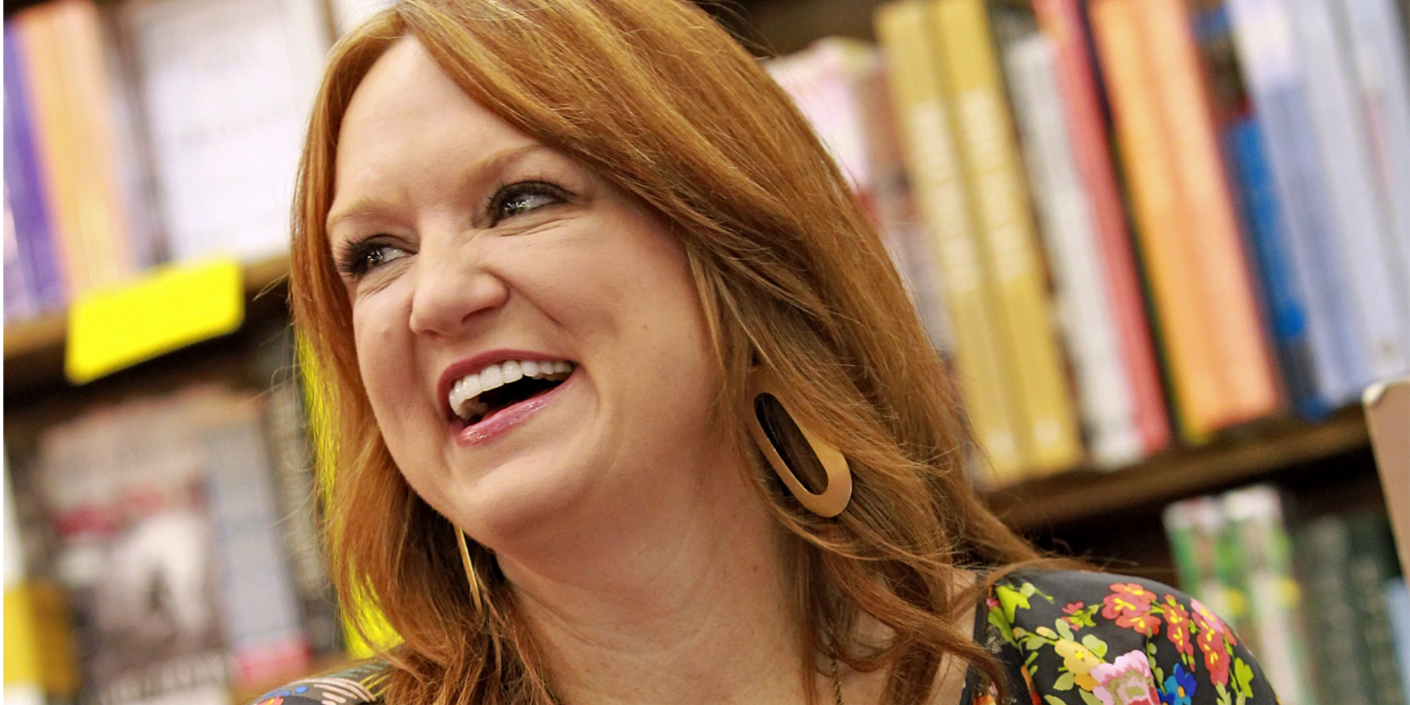 'The Pioneer Woman' star Ree Drummond appears during a book singing in 2012.