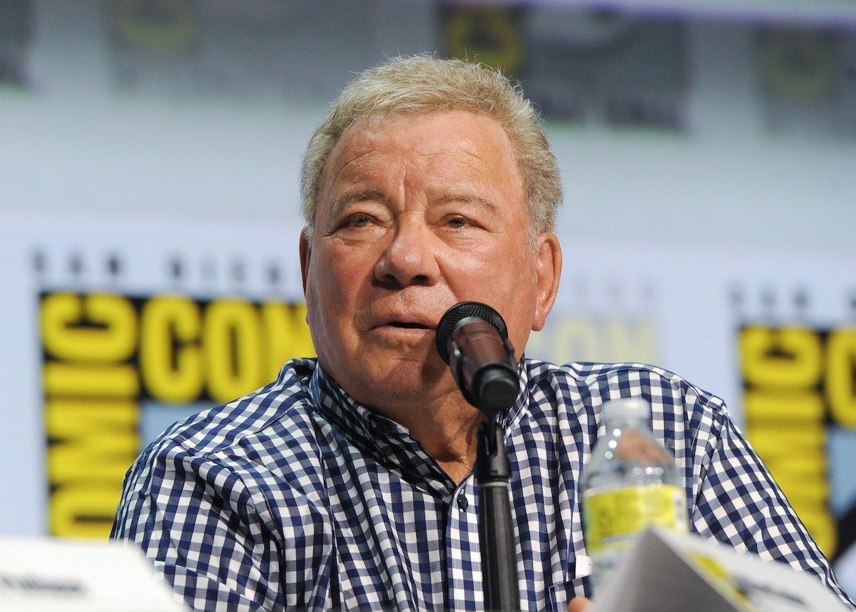 William Shatner speaks about 'Star Trek' at 2022 San Diego Comic-Con.