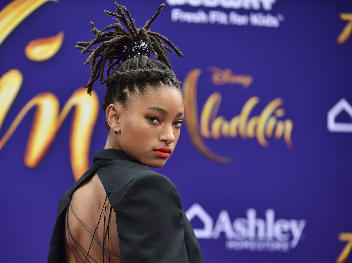 Willow Smith attends the premiere of Disney's "Aladdin" on May 21, 2019 in Los Angeles, California.