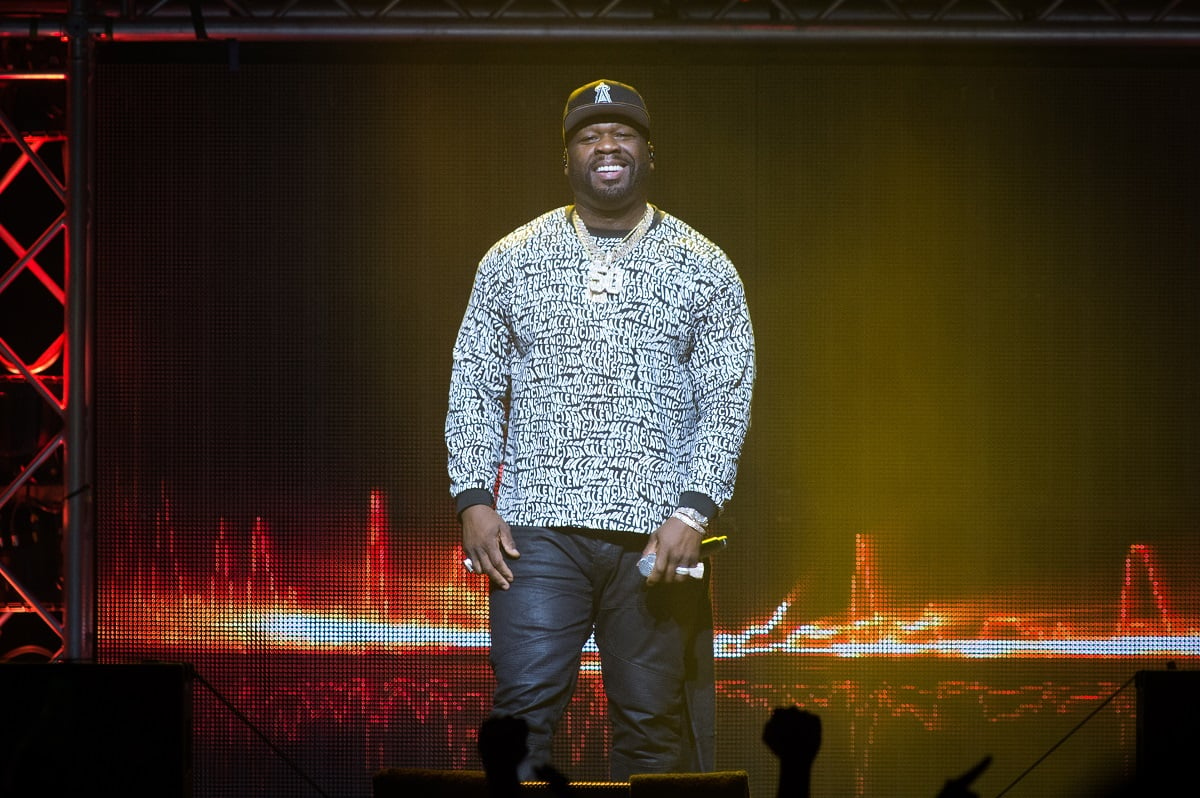 50 Cent on stage