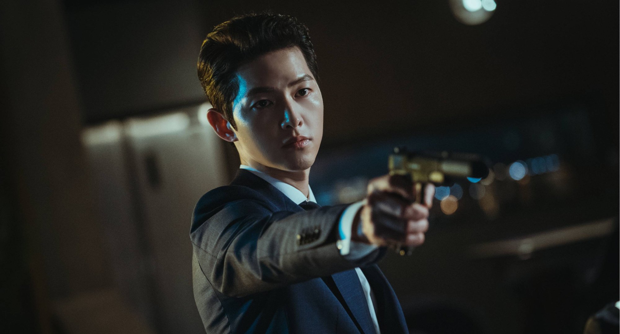 Actor Song Joong-ki in mafia K-drama 'Vincenzo.'