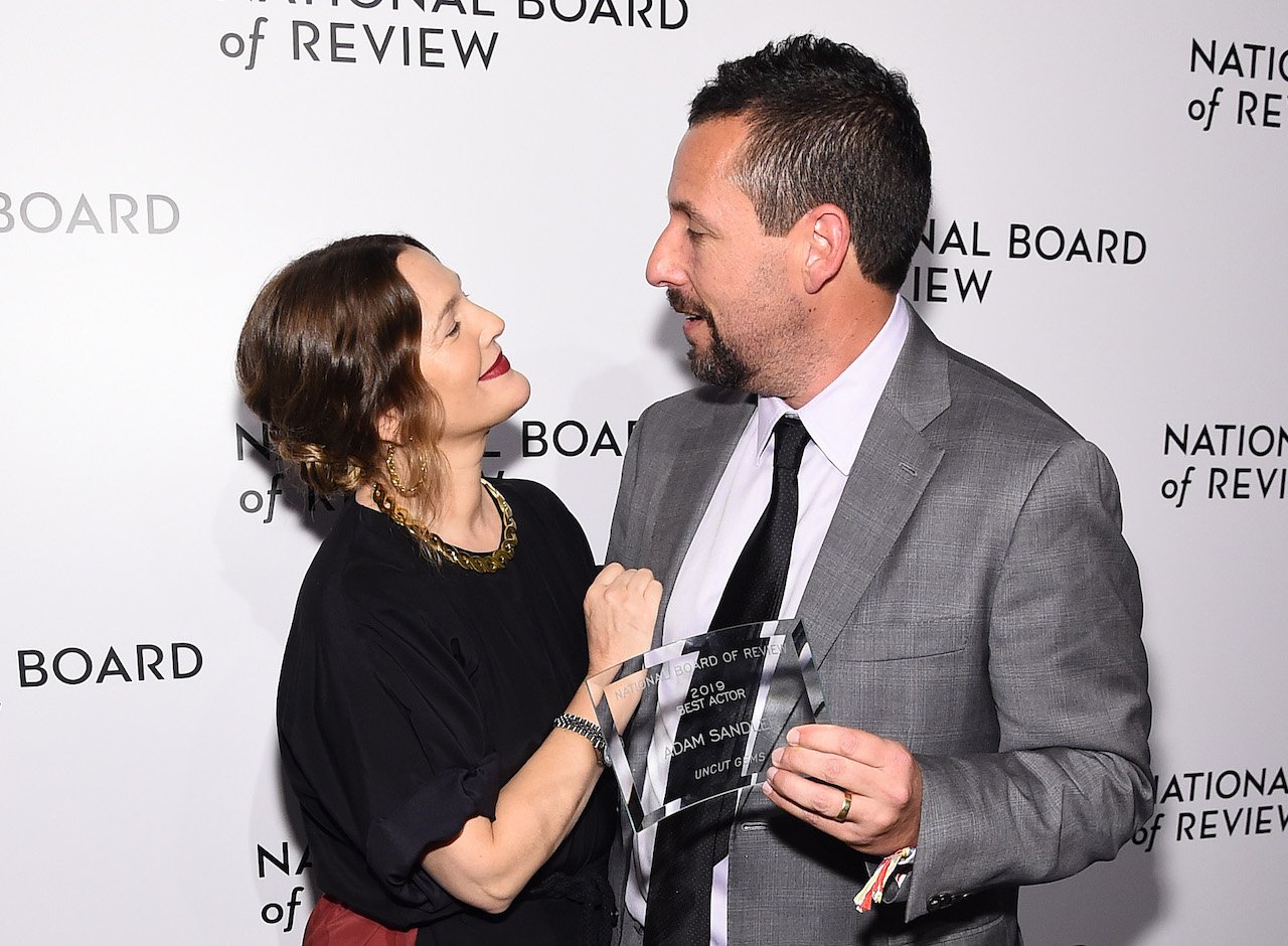 Adam Sandler predicted his friend Drew Barrymore, pictured together in 2020, would 'make people happy every day'