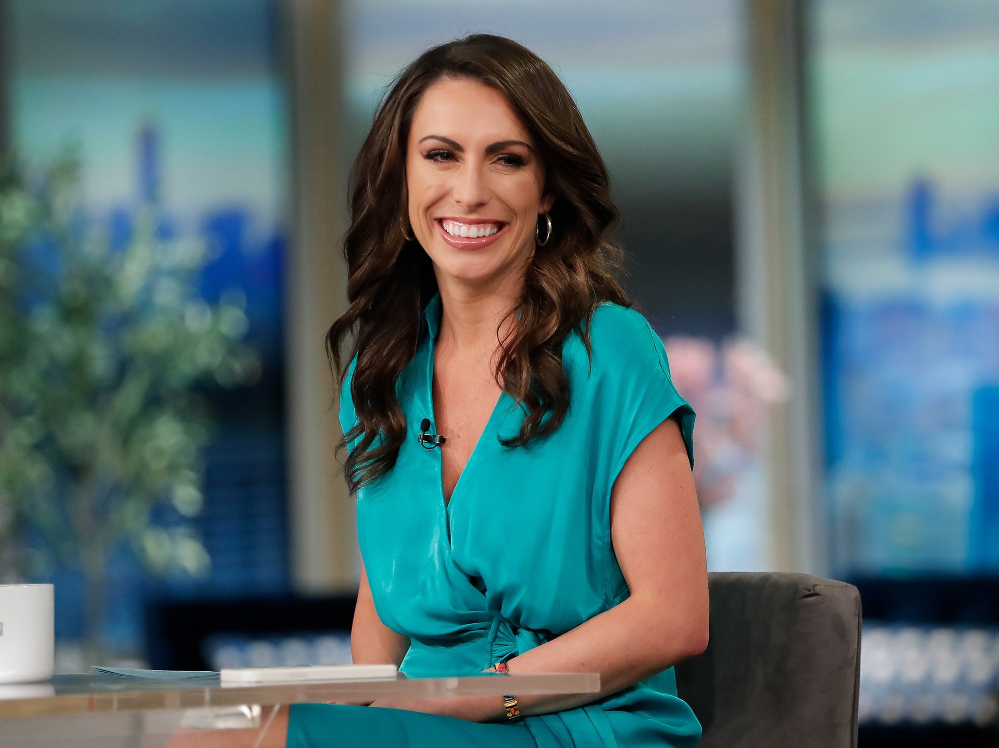 'The View' Season 26 new co-host Alyssa Farah Griffin smiling at the camera