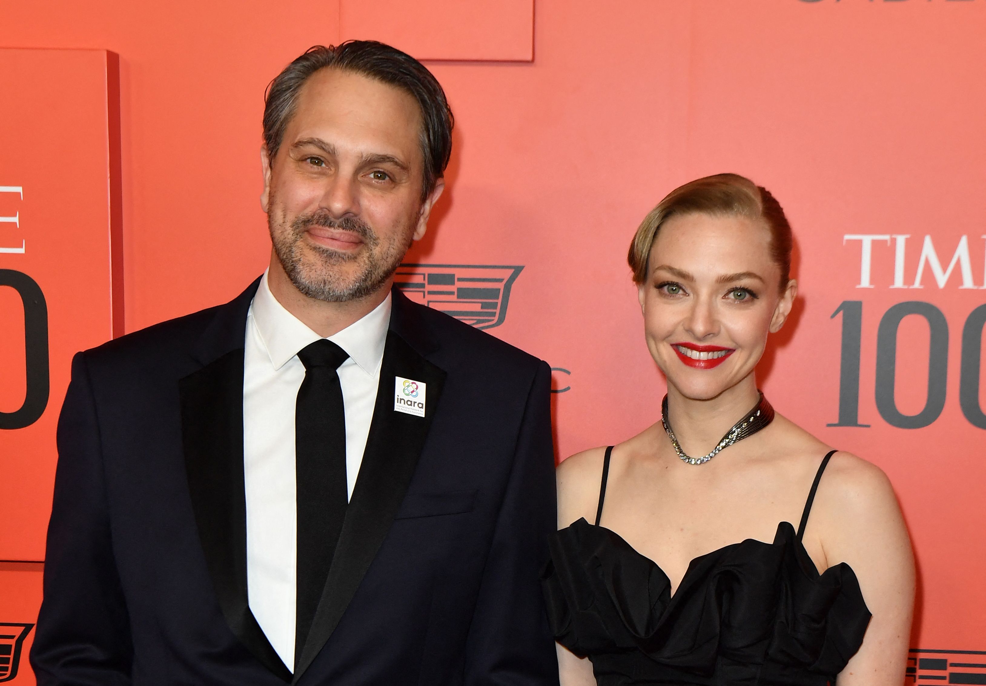 Amanda Seyfried and her husband Thomas Sadoski attends the Time 100 Gala in New York