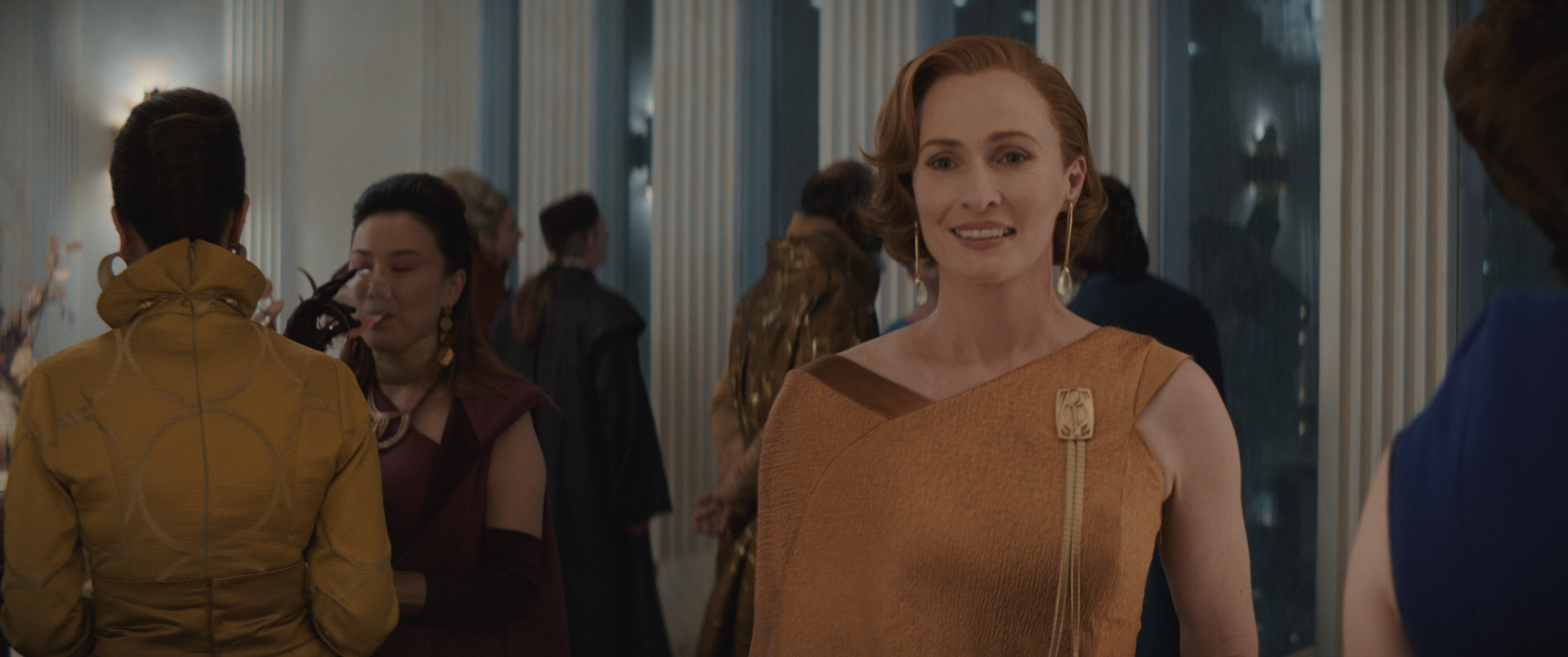 Genevieve O'Reilly as Mon Mothma in 'Andor.' The showrunners for 'Andor' shot in practical locations instead of on soundstages, one of the reasons it will reverse Disney's bad luck with recent 'Star Wars' series.