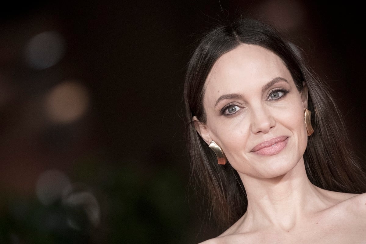 Angelina Jolie smiling