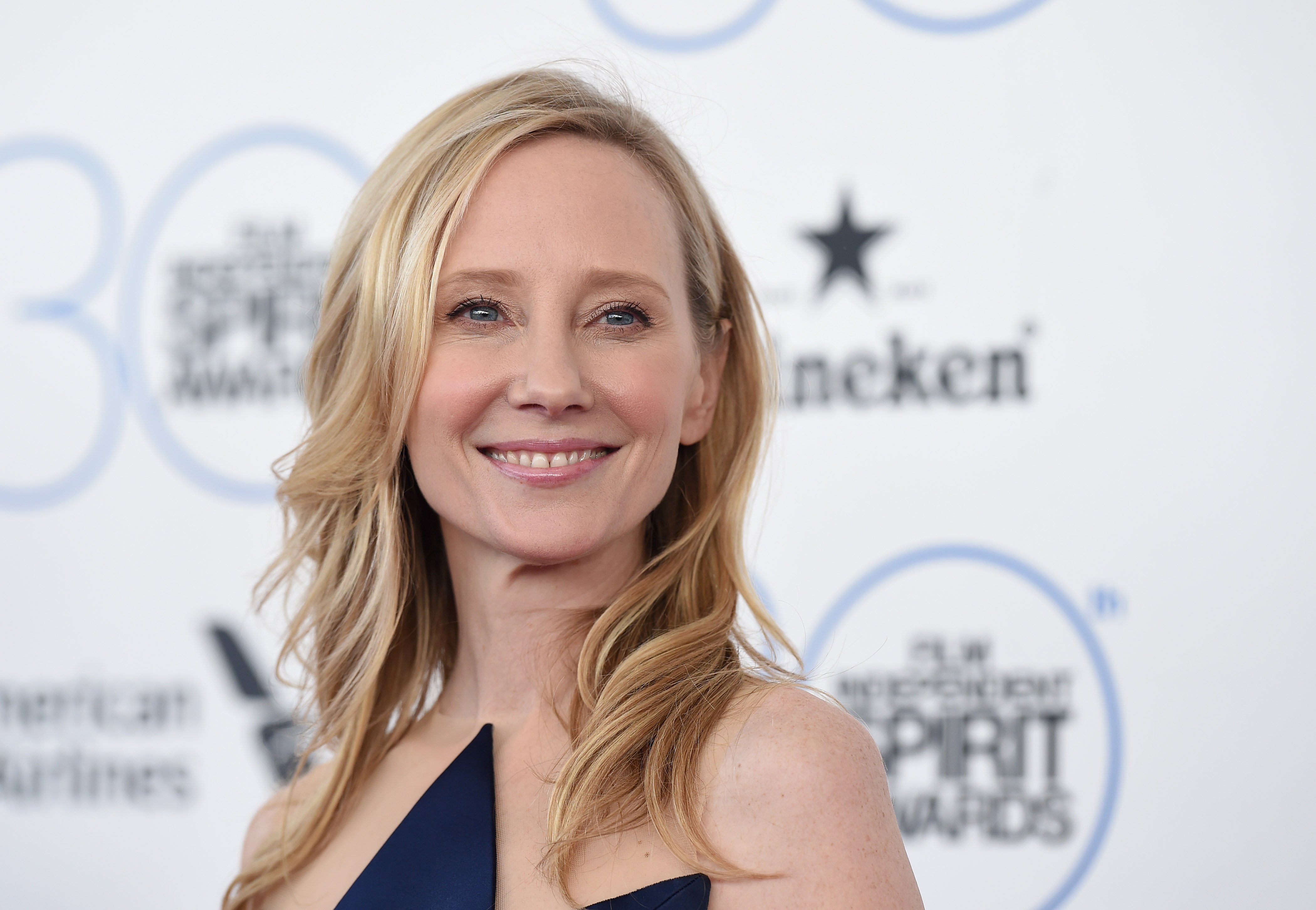 Anne Heche attends the 2015 Film Independent Spirit Awards.