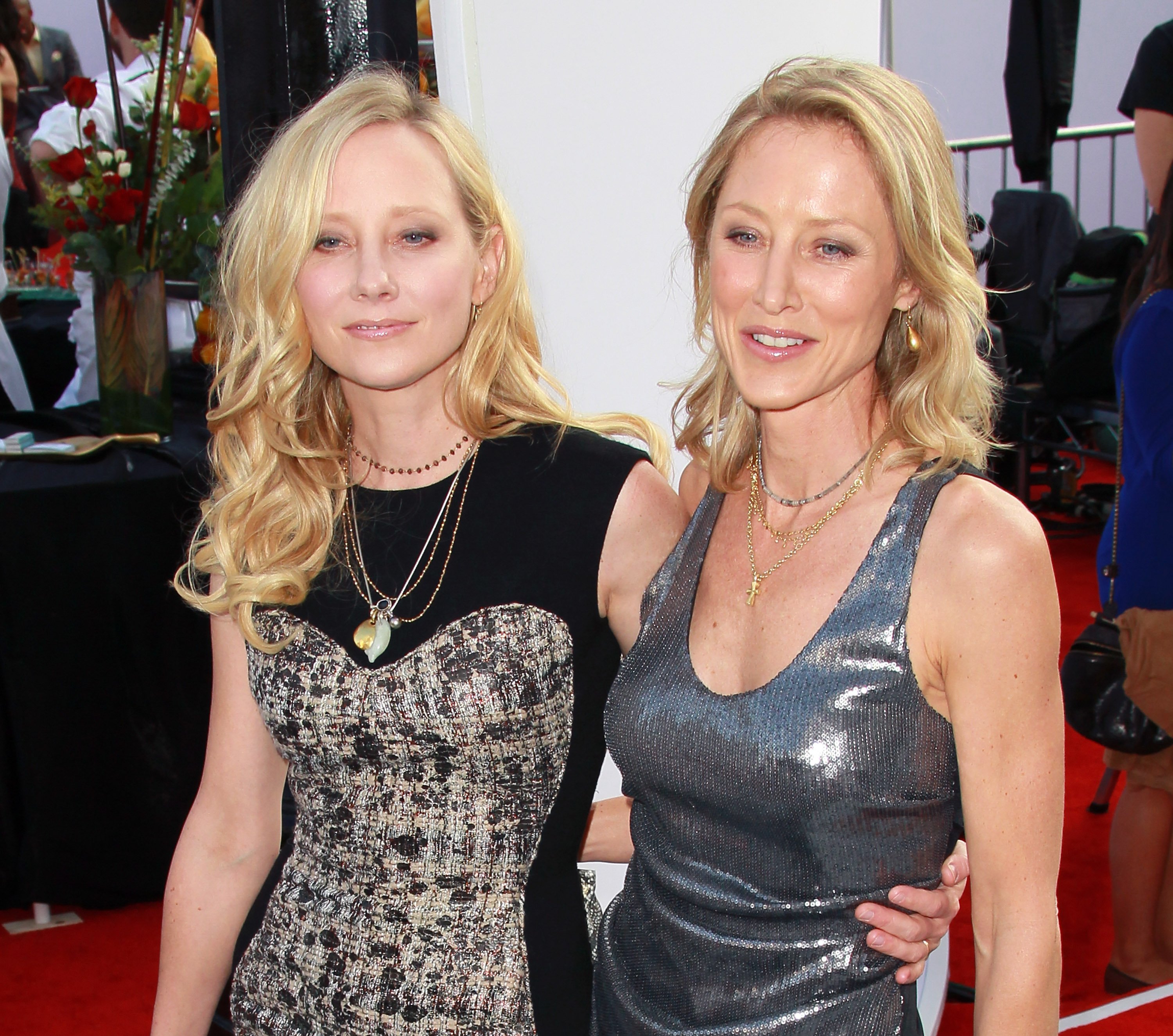Anne Heche and Abigail Heche attend the premiere of "IRIS - A Journey Through the World of Cinema" By Cirque du Soleil