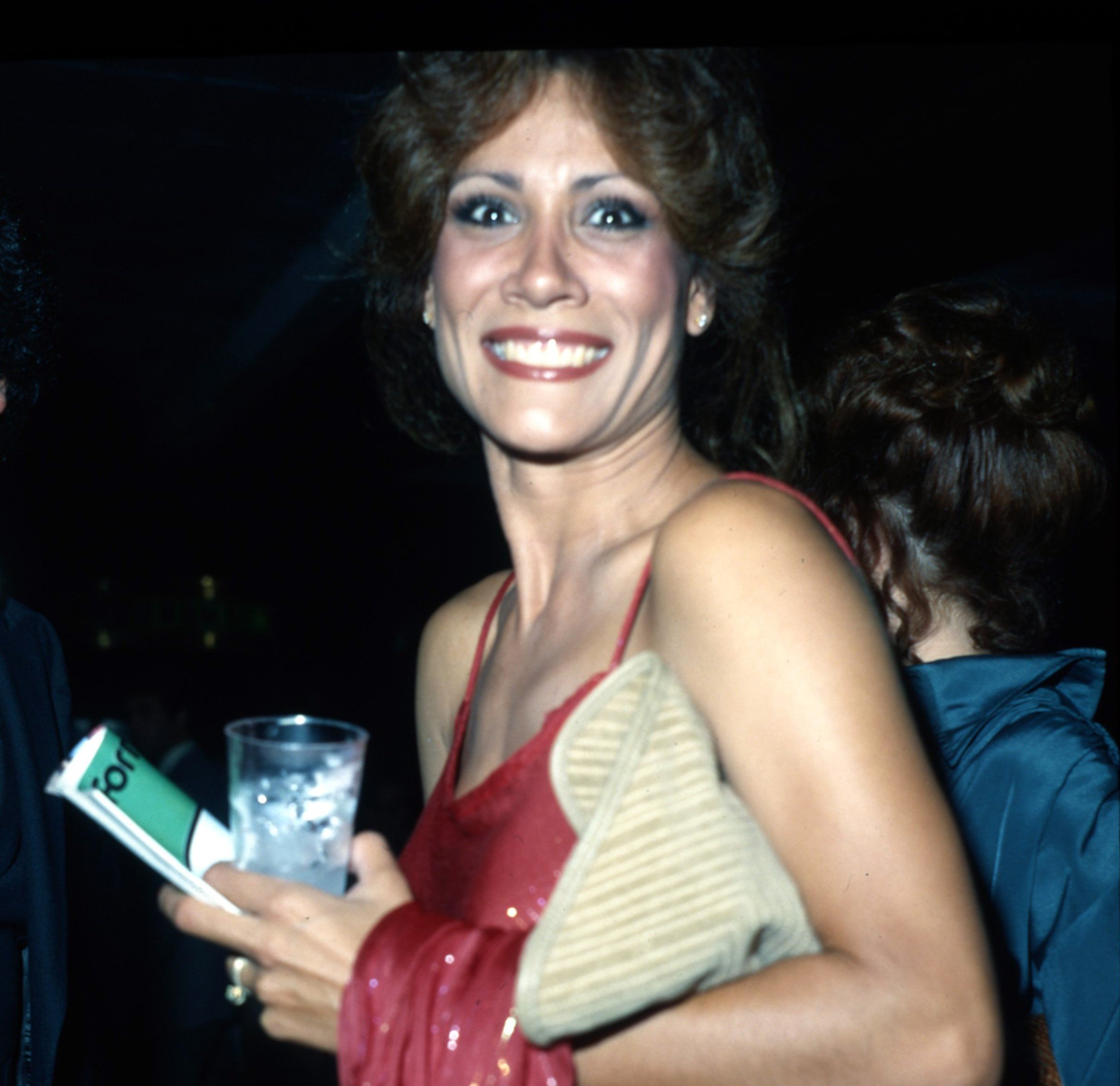 Annette Charles attending the play 'Oliver' in 1982