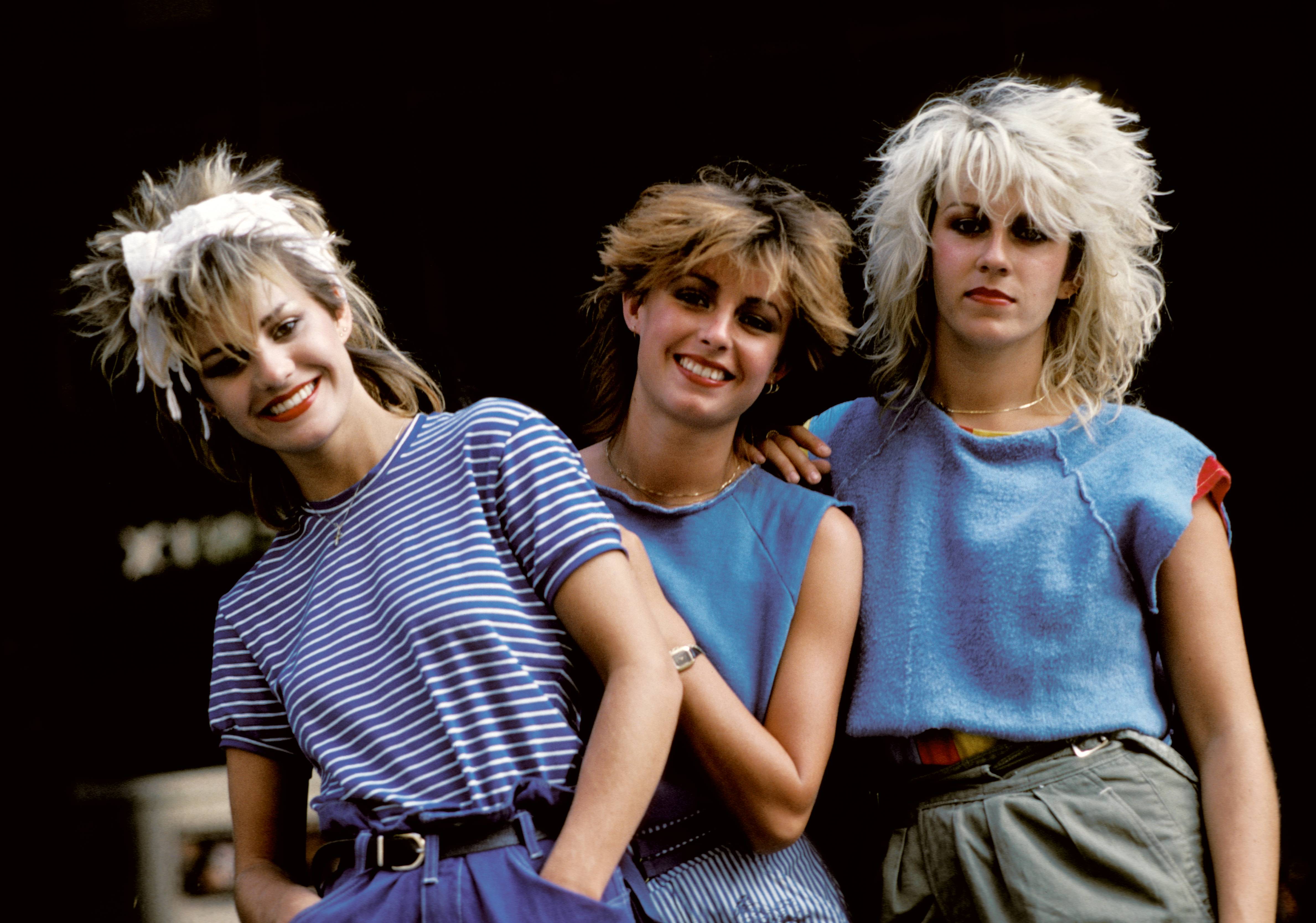 "Cruel Summer" era Bananarama wearing blue