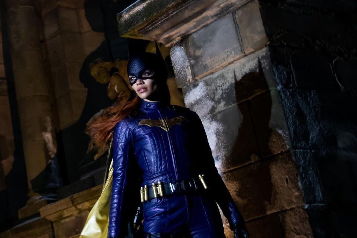 Leslie Grace films 'Batgirl.' Filming finished but Warner Bros. scrapped 'Batgirl' as it plans for the future, which will just put it further behind the MCU.