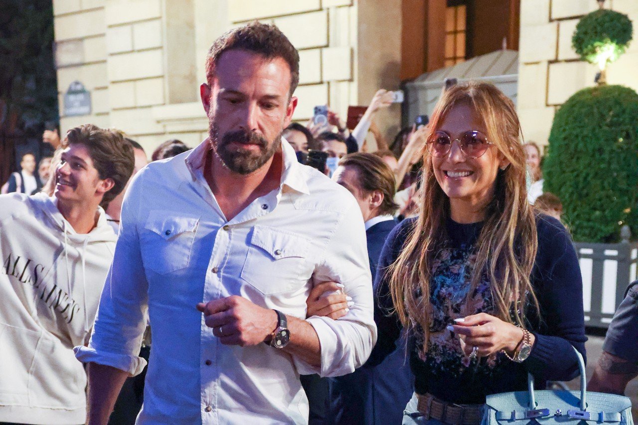 Jennifer Lopez and Ben Affleck on their honeymoon.