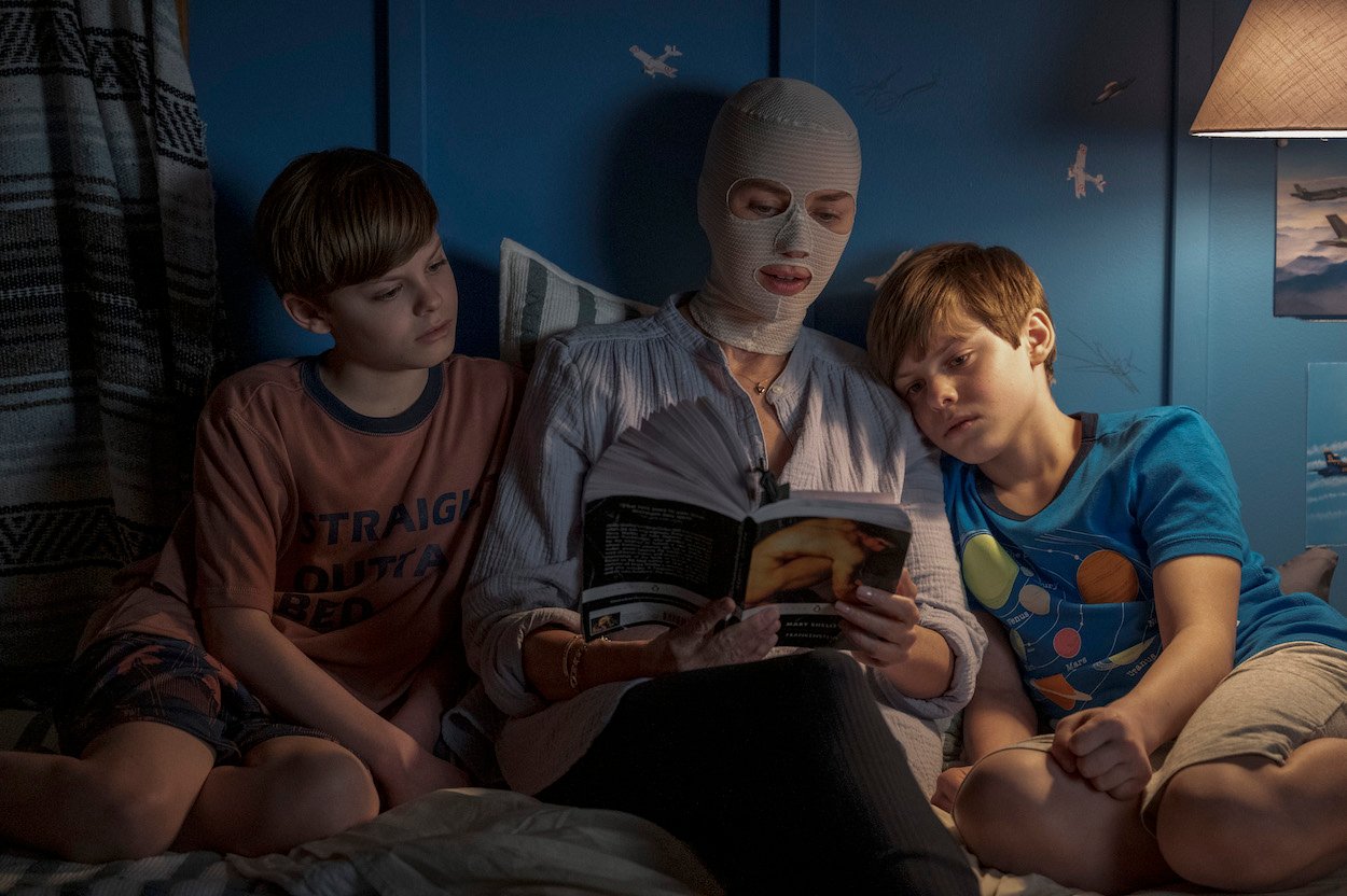 Nicholas Crovetti (from left), Naomi Watts, and Cameron Crovetti star in Amazon Prime Video original movie 'Goodnight Mommy.' The best movies on Prime Video in September 2022 include fantasy, horror, drama, thrillers, and a horror-comedy mashup.