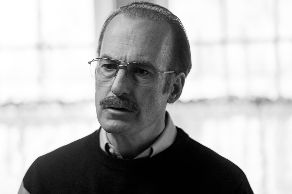 'Better Call Saul' Season 6 final episodes: Bob Odenkirk with a mustache stares in black and white