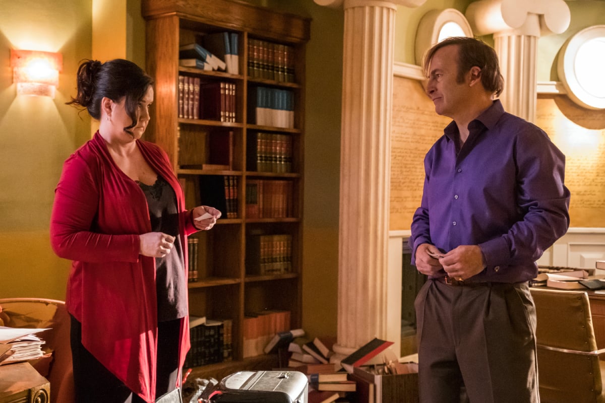 Francesca returns in Better Call Saul Season 6. In a flash forward in season 4 episode 5, Saul Goodman and Francesca talk in his office.