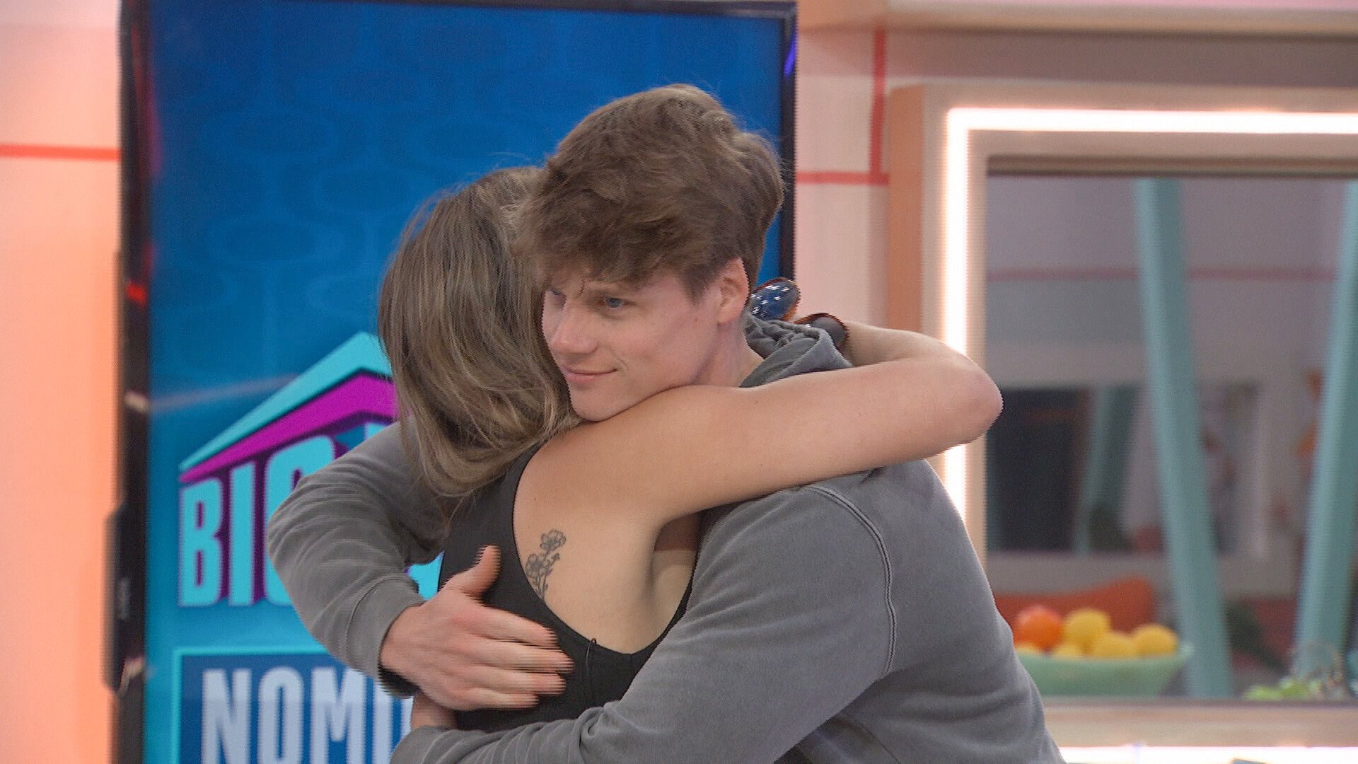 Alyssa Snider and Kyle Capener hugging during 'Big Brother 24'