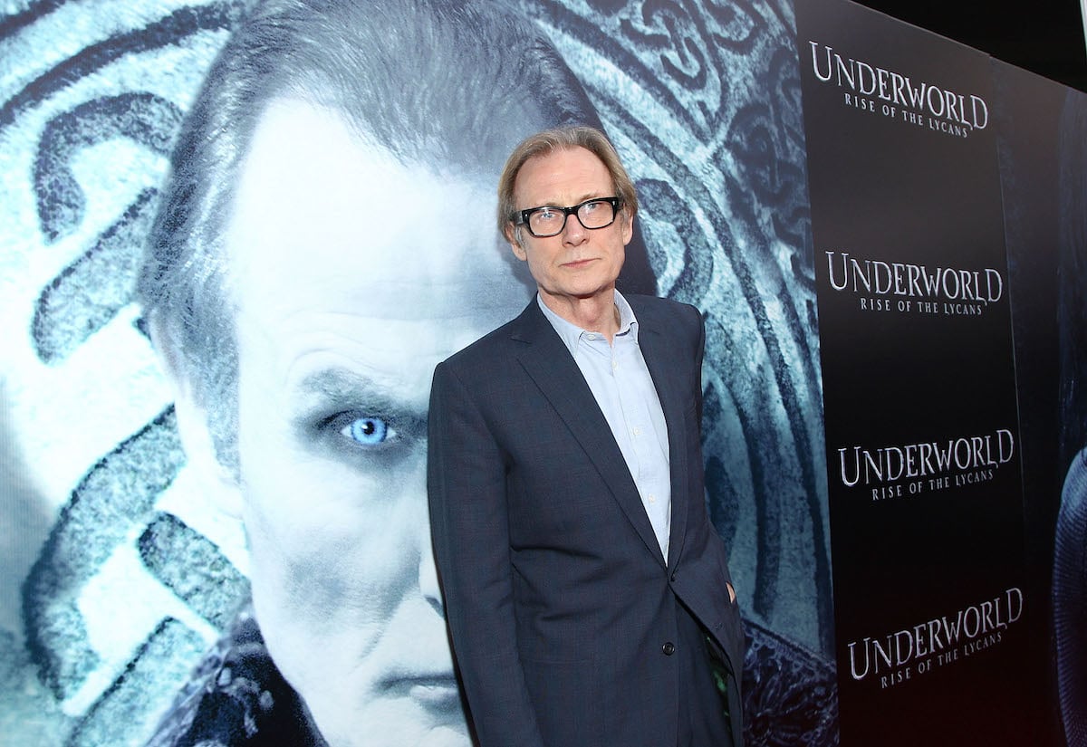 Actor Bill Nighy arrives at the premiere of "Underworld: Rise of the Lycans"