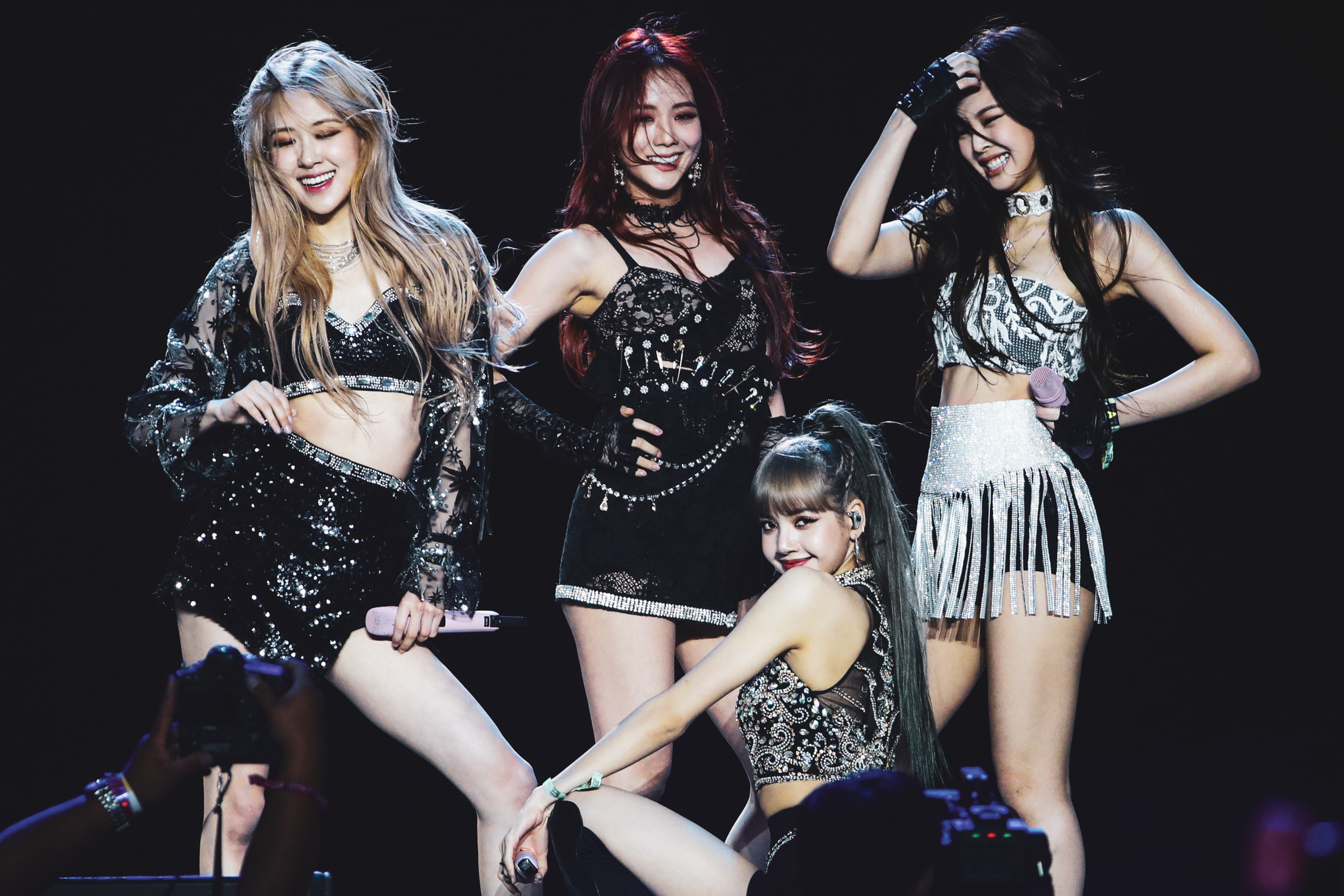 The members of Blackpink perform during 2019 Coachella Valley Music And Arts Festival
